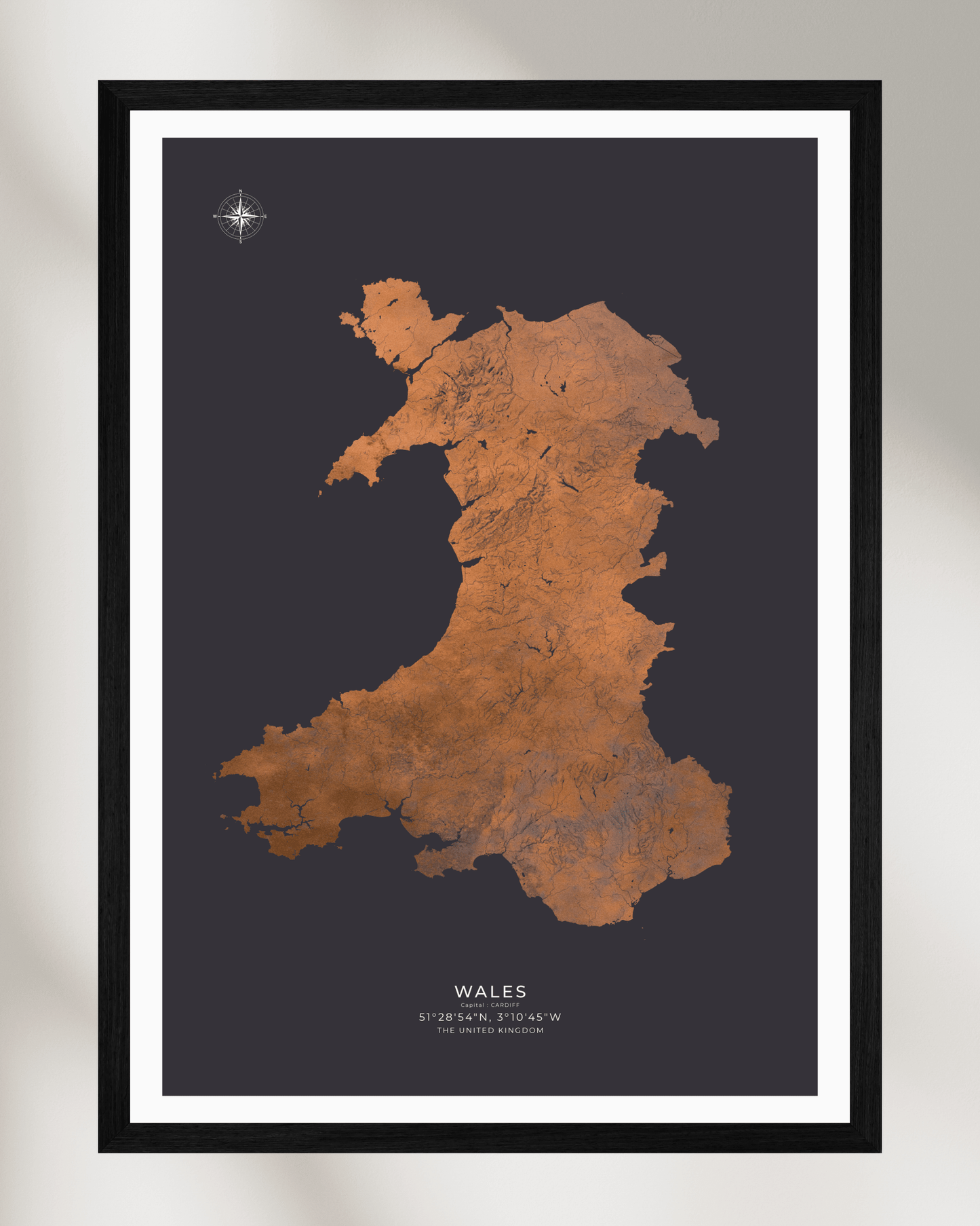 Wales - Fine Art Map