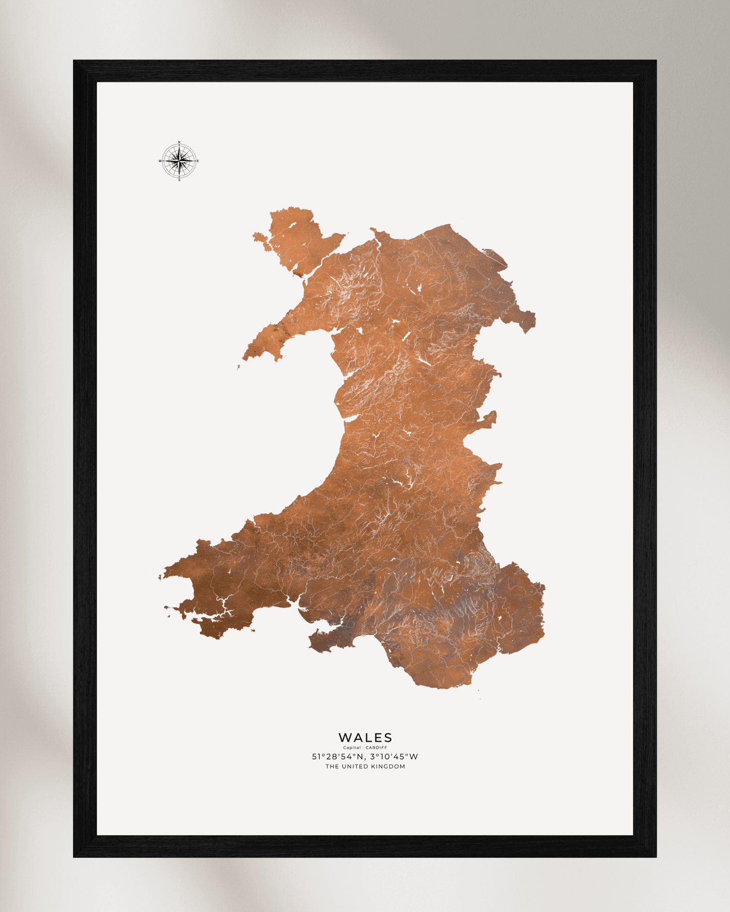 Wales - Fine Art Map
