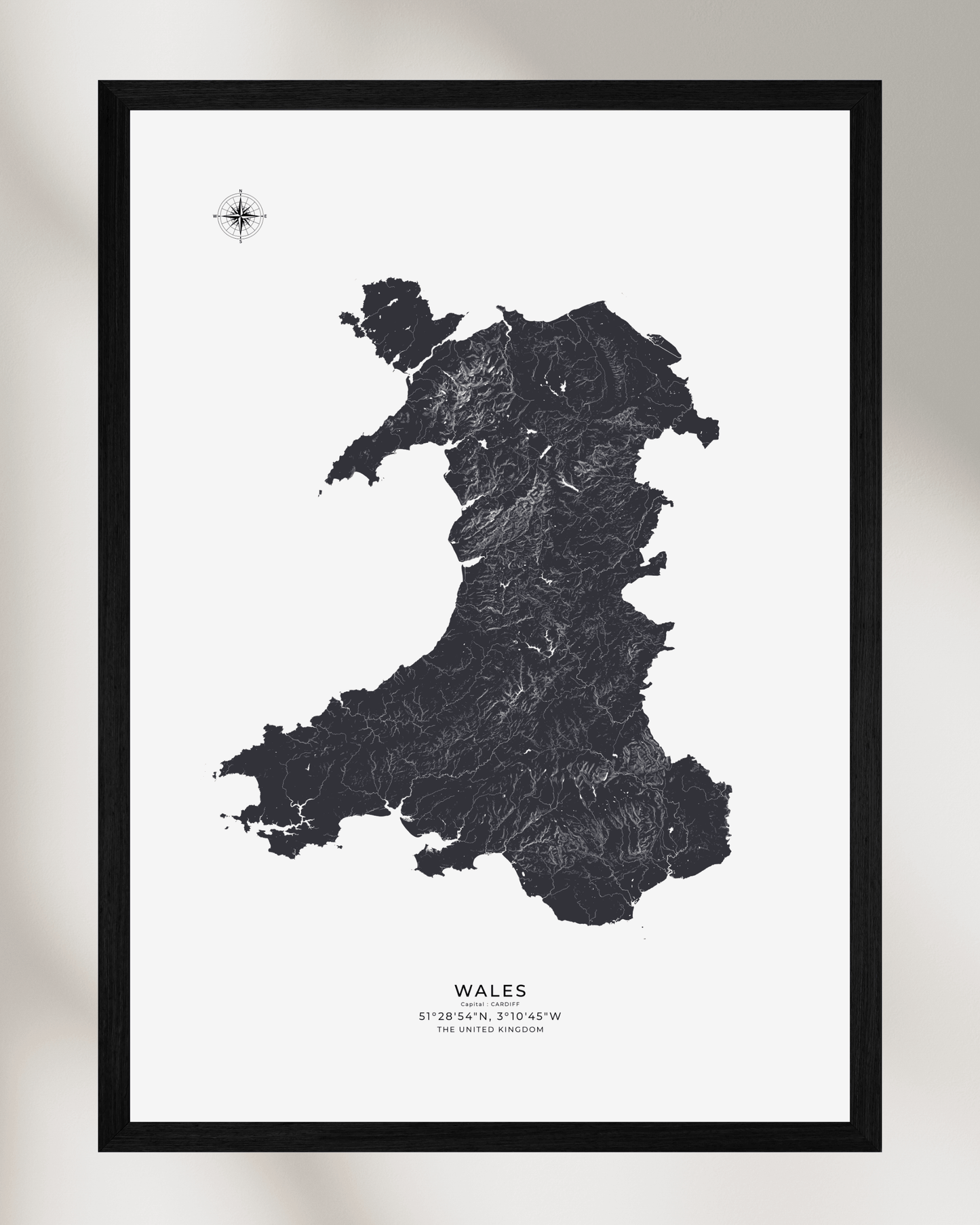 Wales - Fine Art Map
