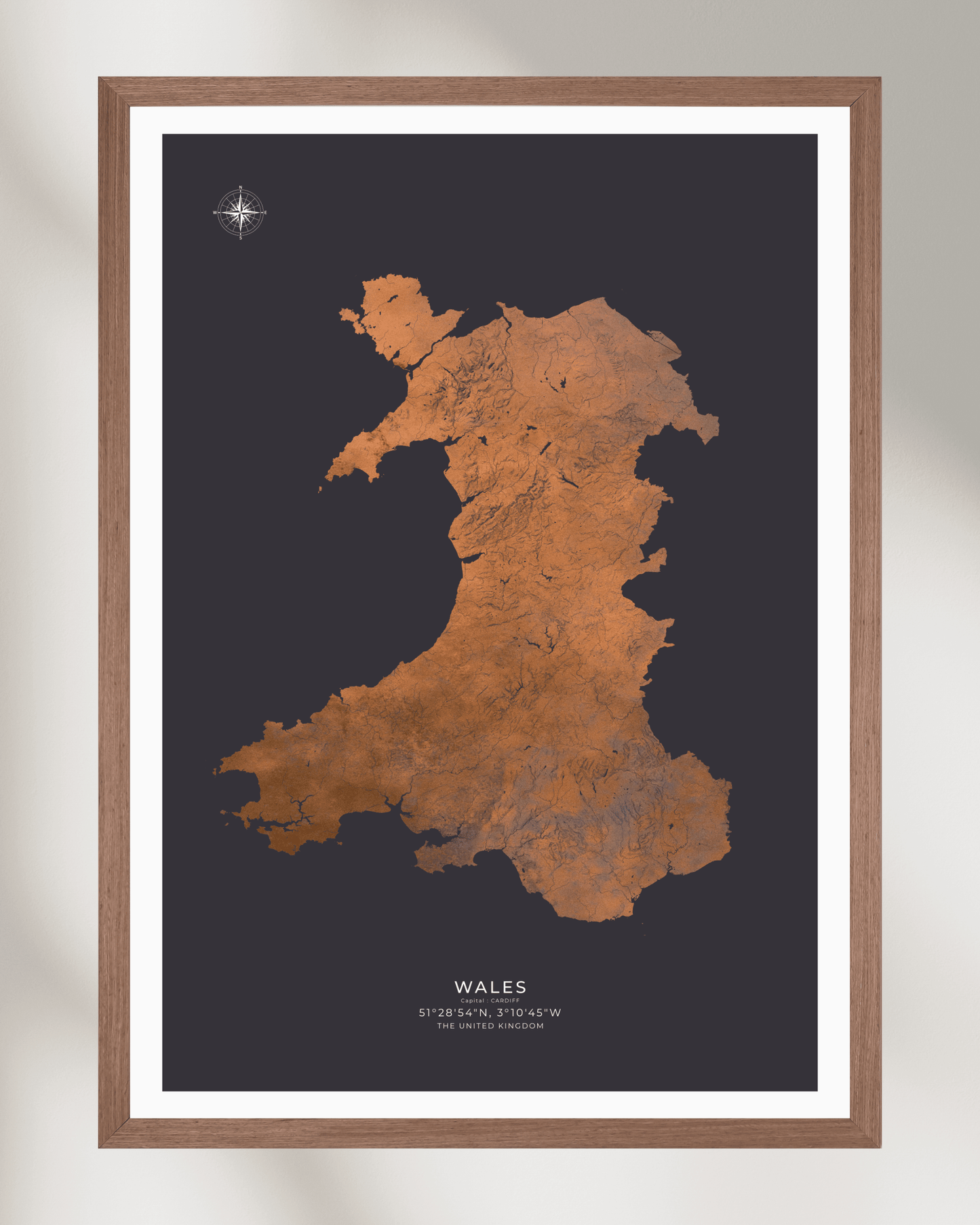 Wales - Fine Art Map