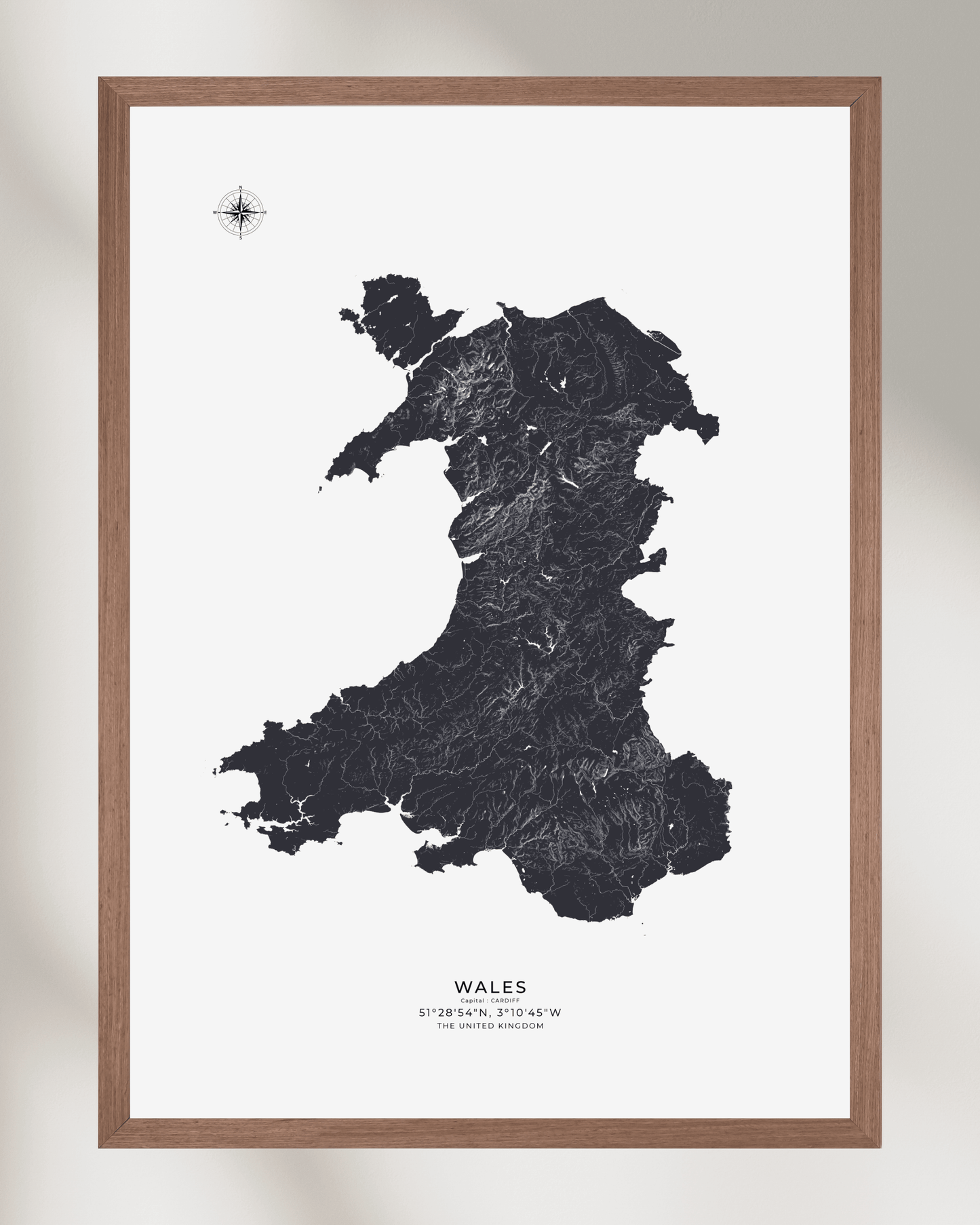 Wales - Fine Art Map