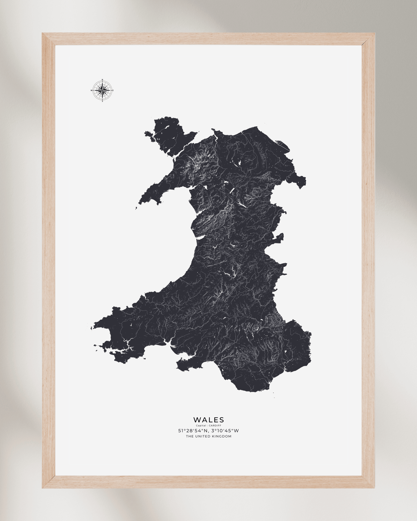 Wales - Fine Art Map