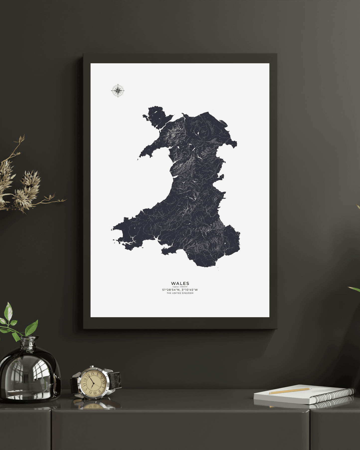 Wales - Fine Art Map