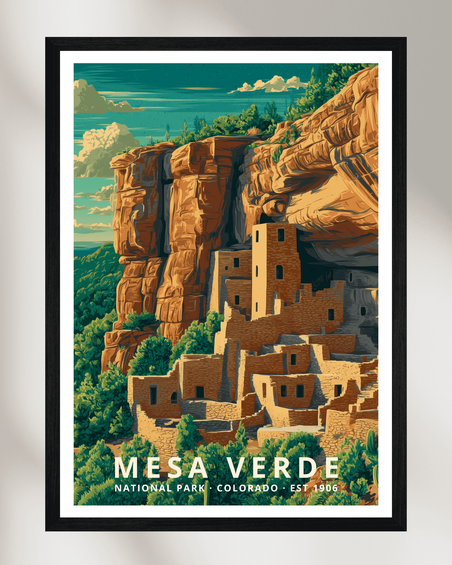 Mesa Verde National Park Poster - Colorado, USA