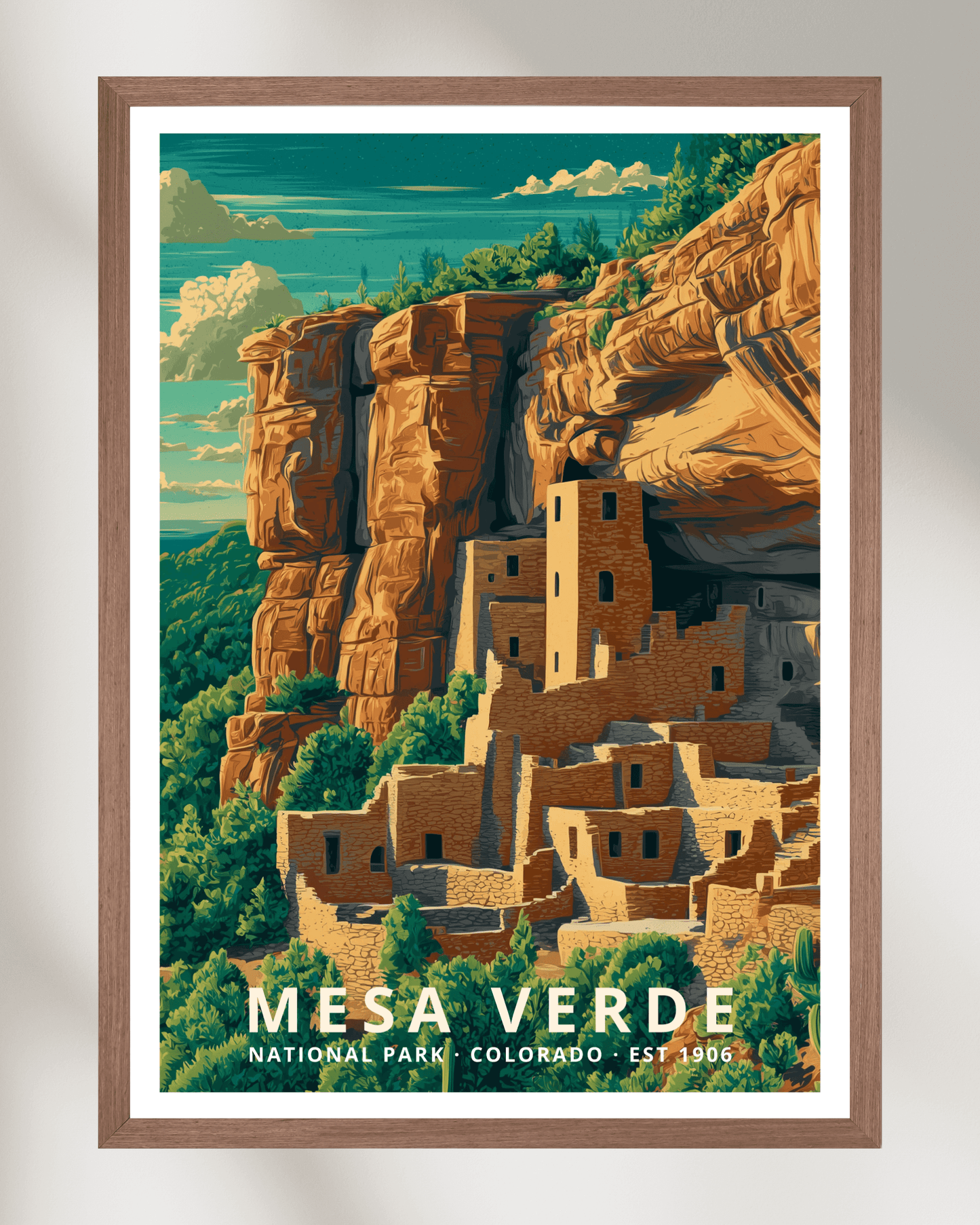 Mesa Verde National Park Poster - Colorado, USA