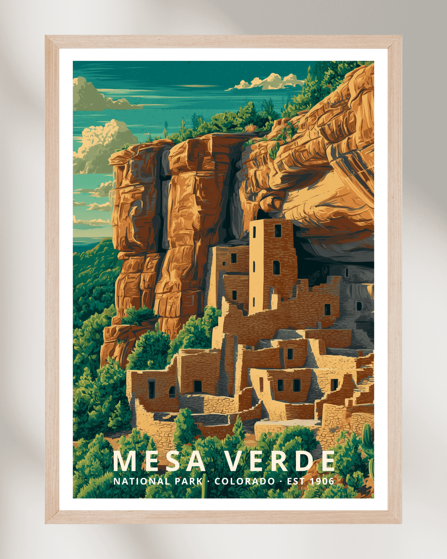 Mesa Verde National Park Poster - Colorado, USA