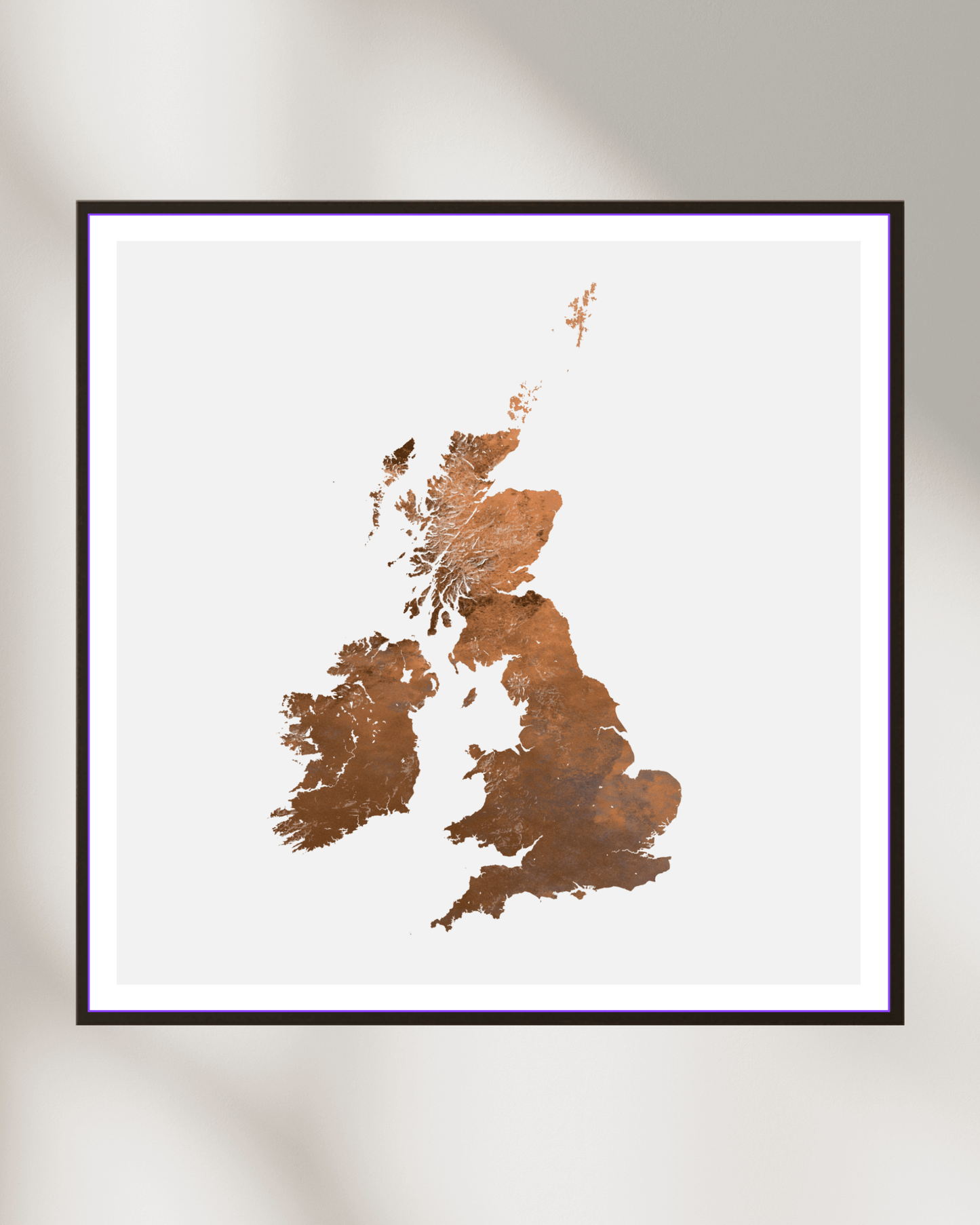 The British Isles - Fine Art Map