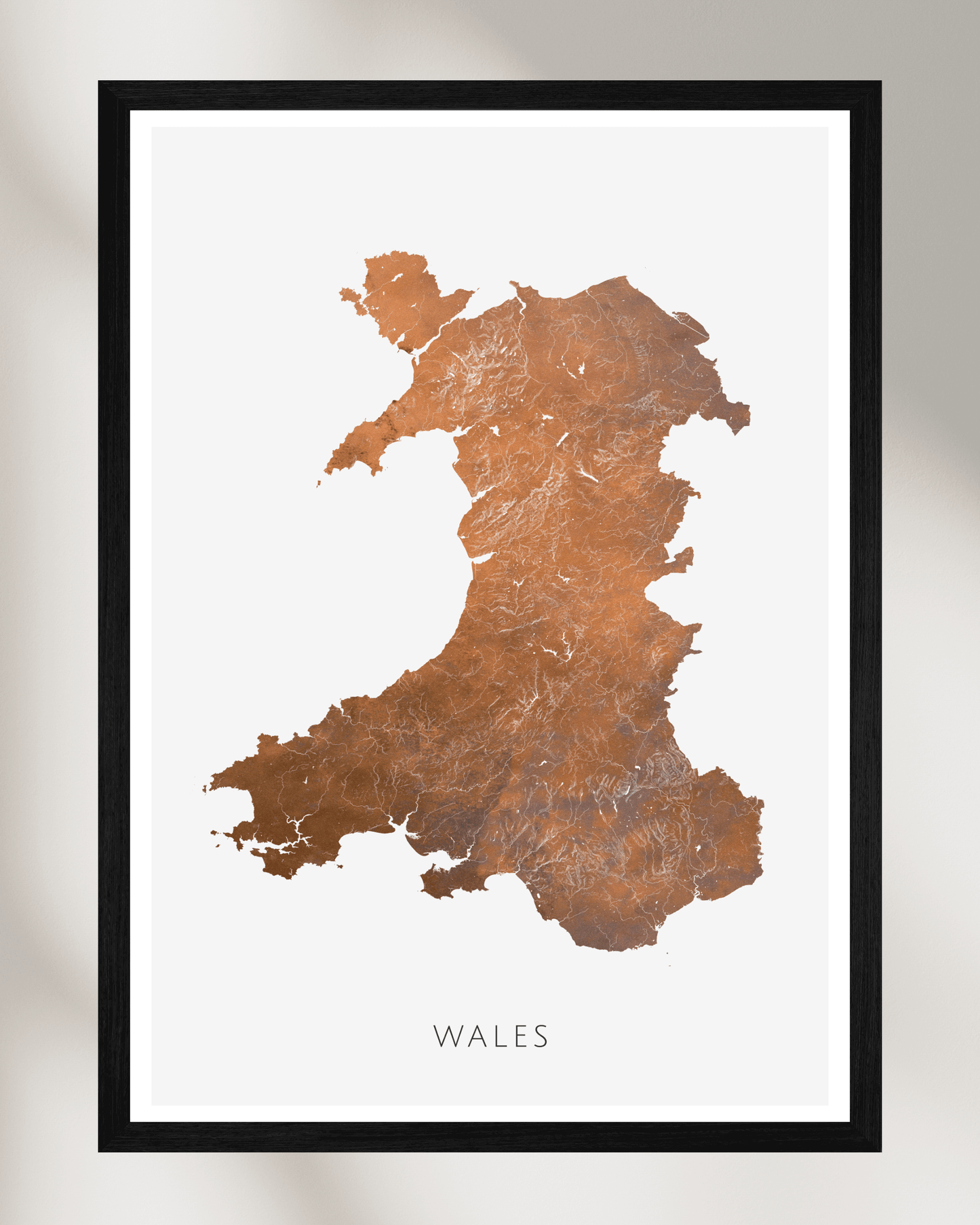 Wales - Fine Art Map