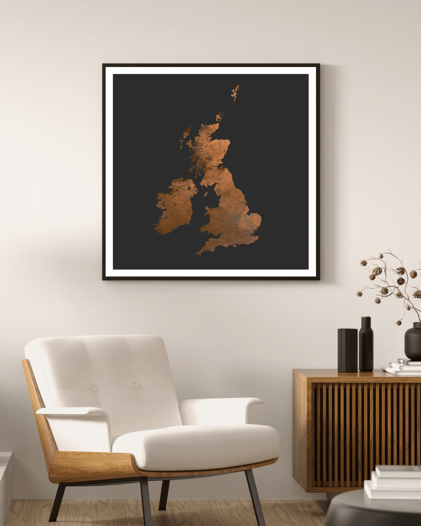 The British Isles - Fine Art Map