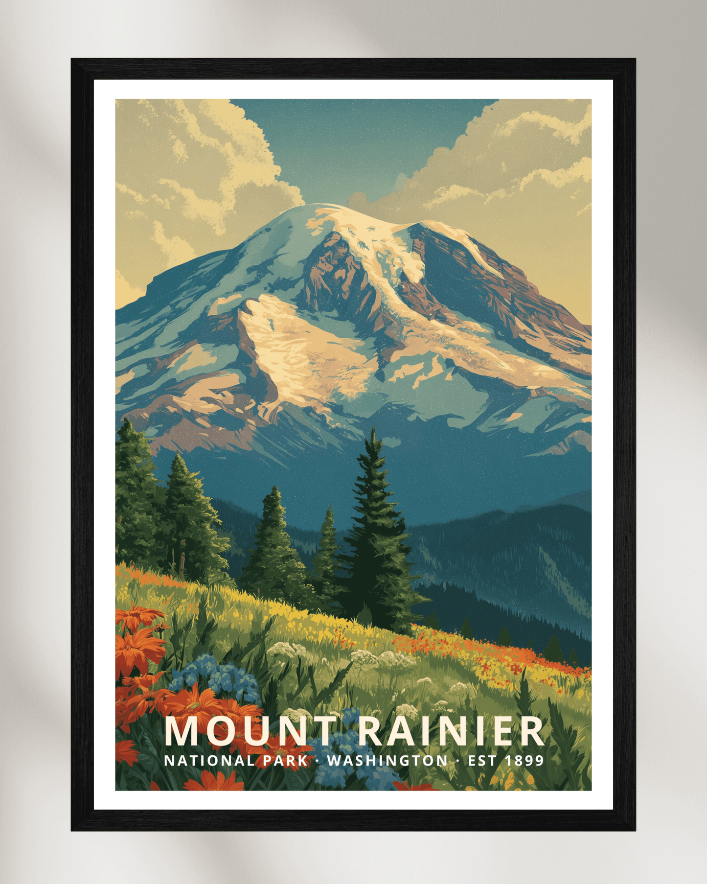 Mount Rainier National Park Poster - Washington, USA