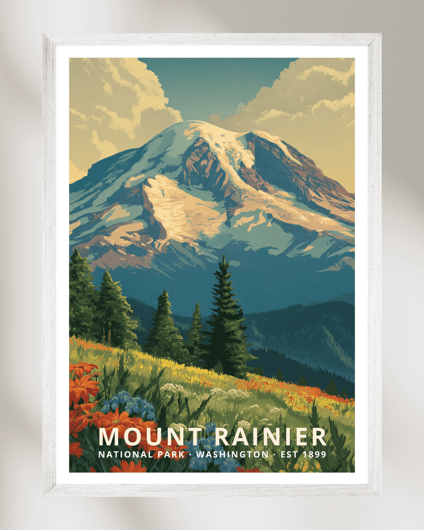 Mount Rainier National Park Poster - Washington, USA