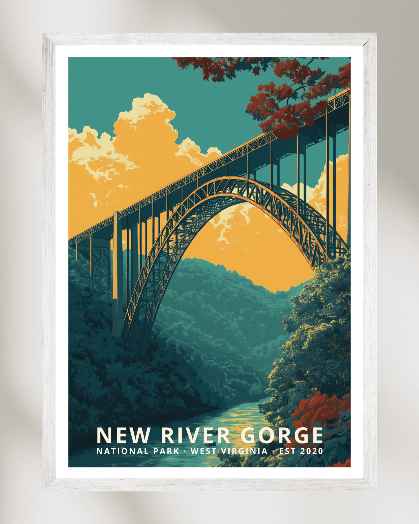 New River Gorge National Park Poster - West Virginia, USA