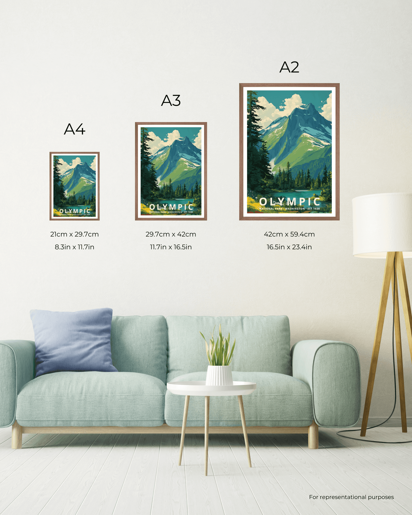 Olympic National Park Poster - Washington, USA