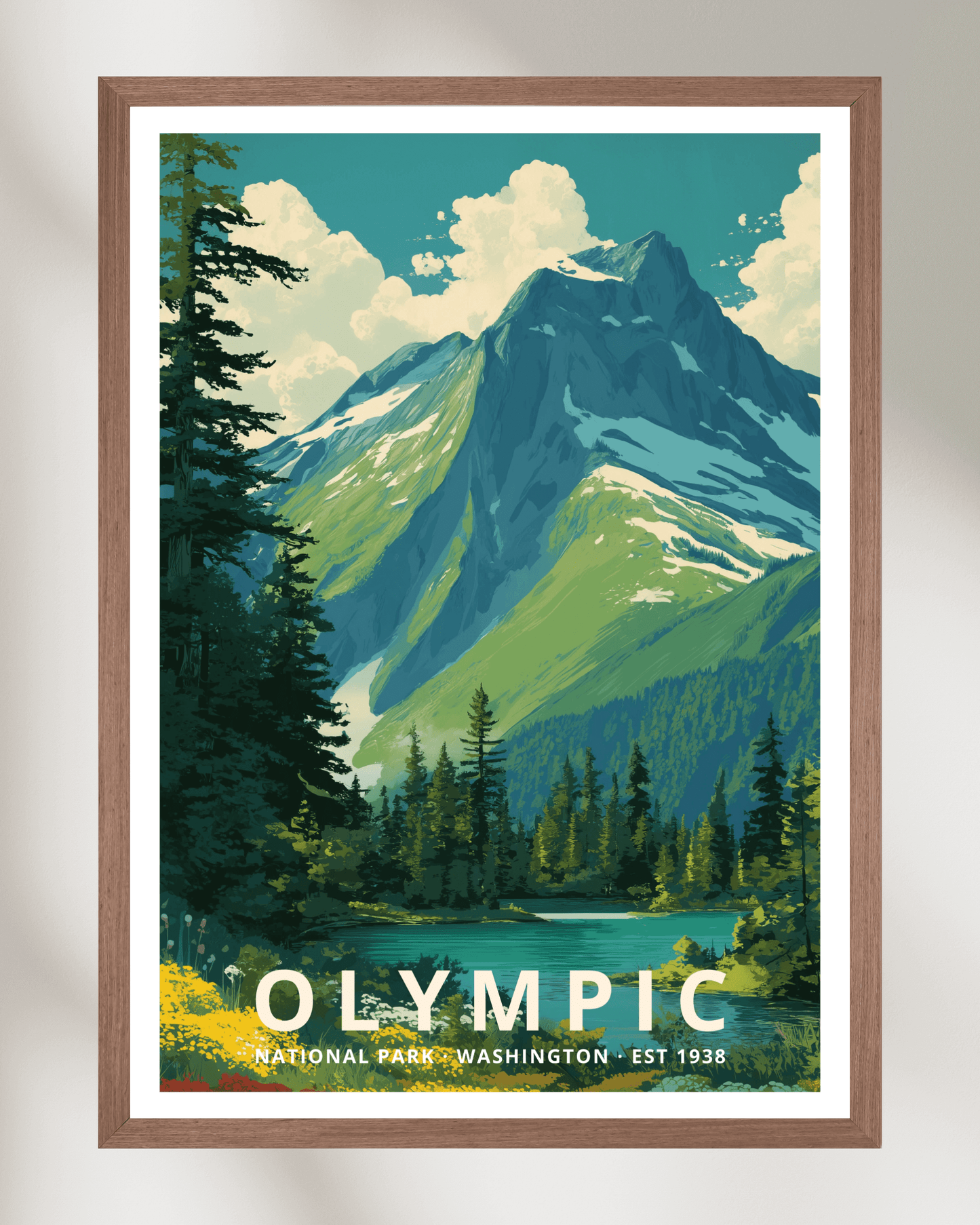 Olympic National Park Poster - Washington, USA