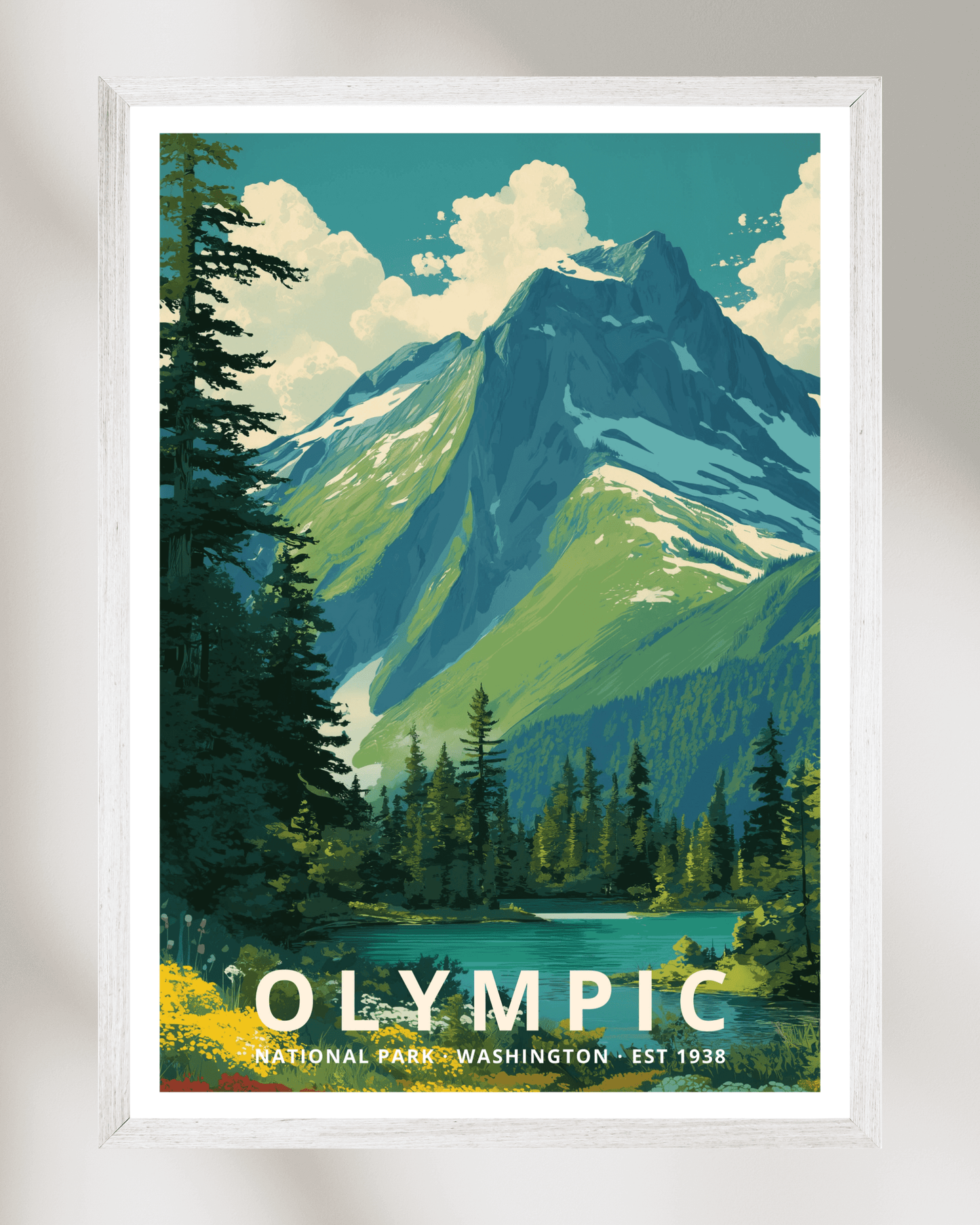 Olympic National Park Poster - Washington, USA