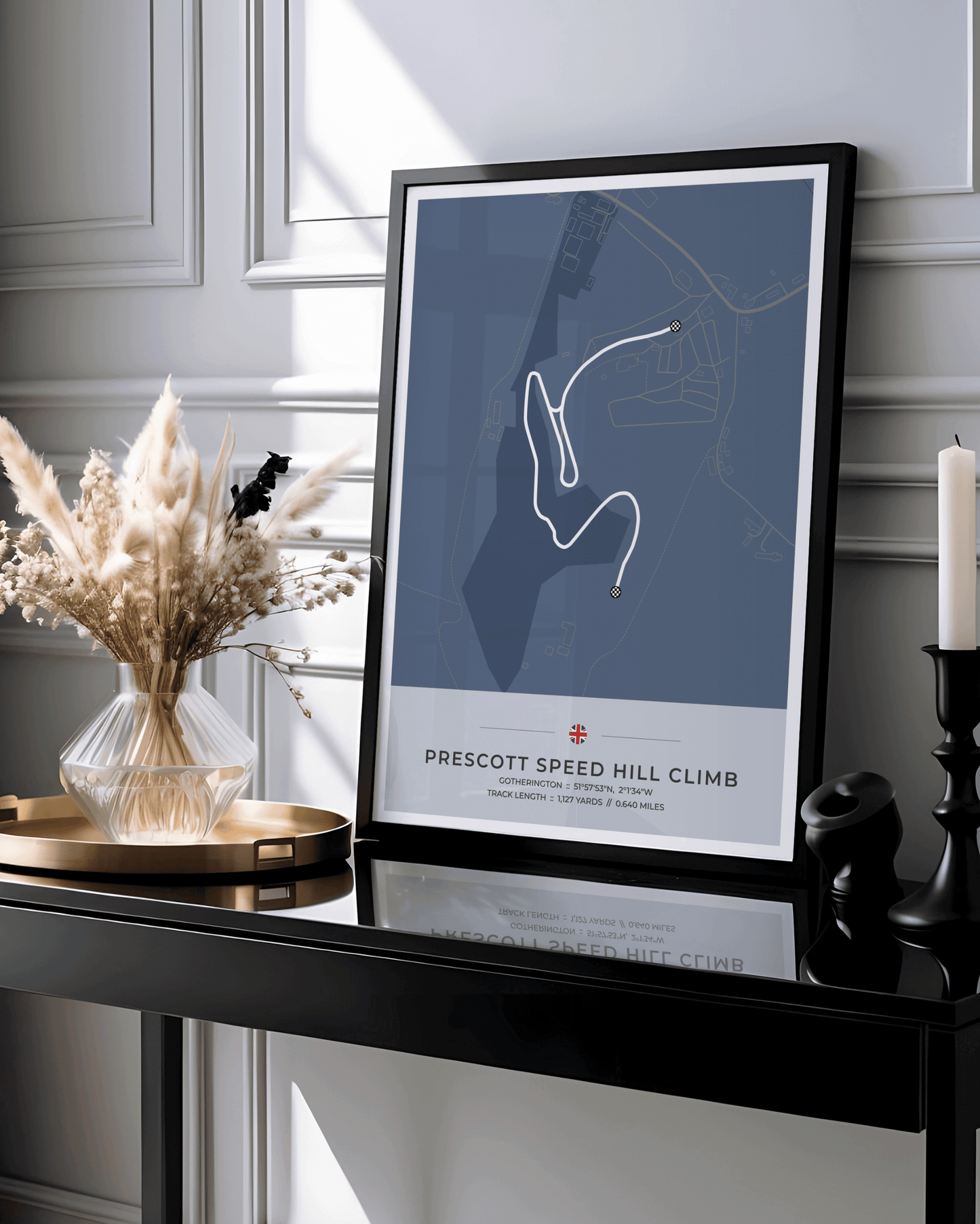 Prescott Speed Hill Climb - Track Map Print