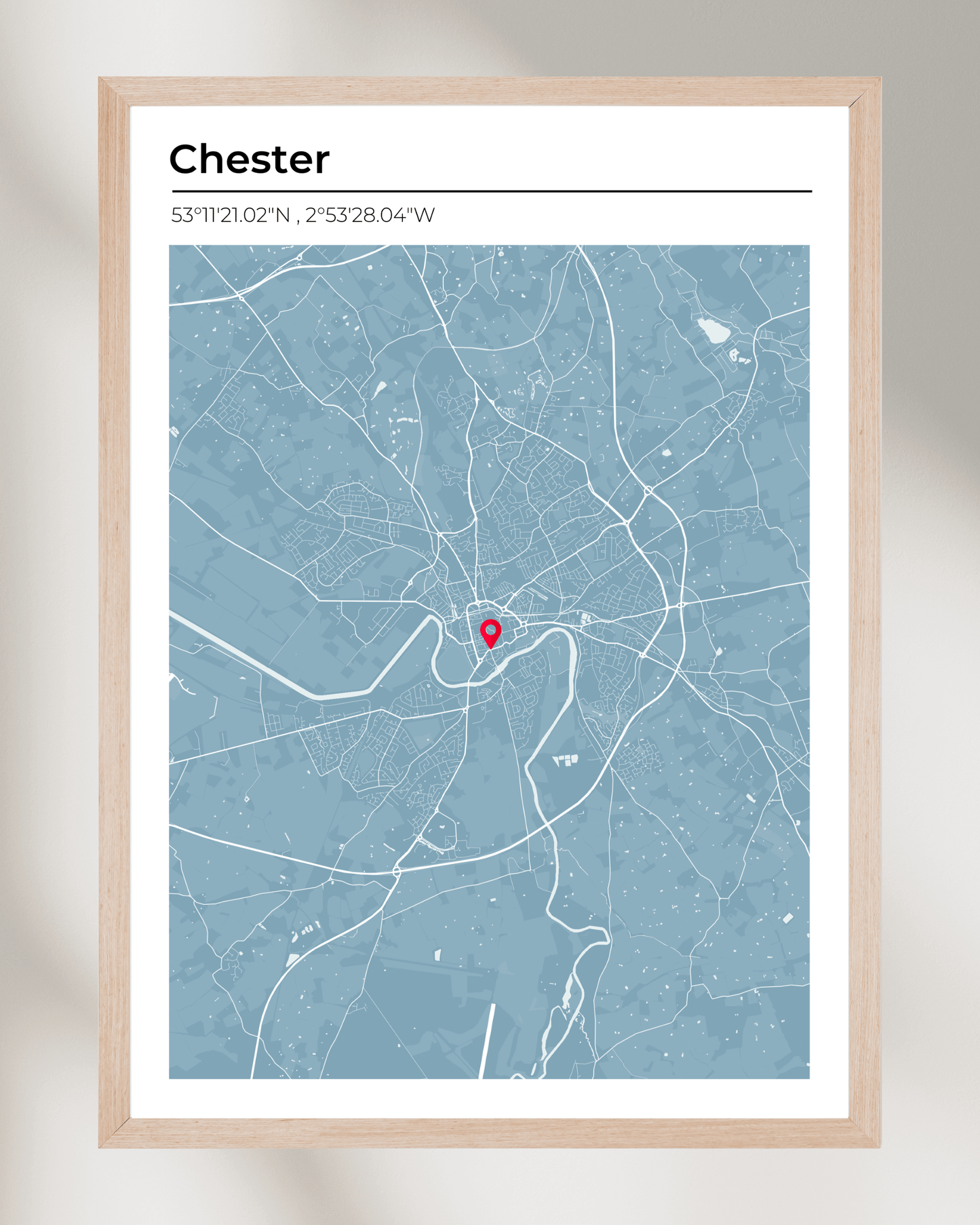 Personalised Map of Chester