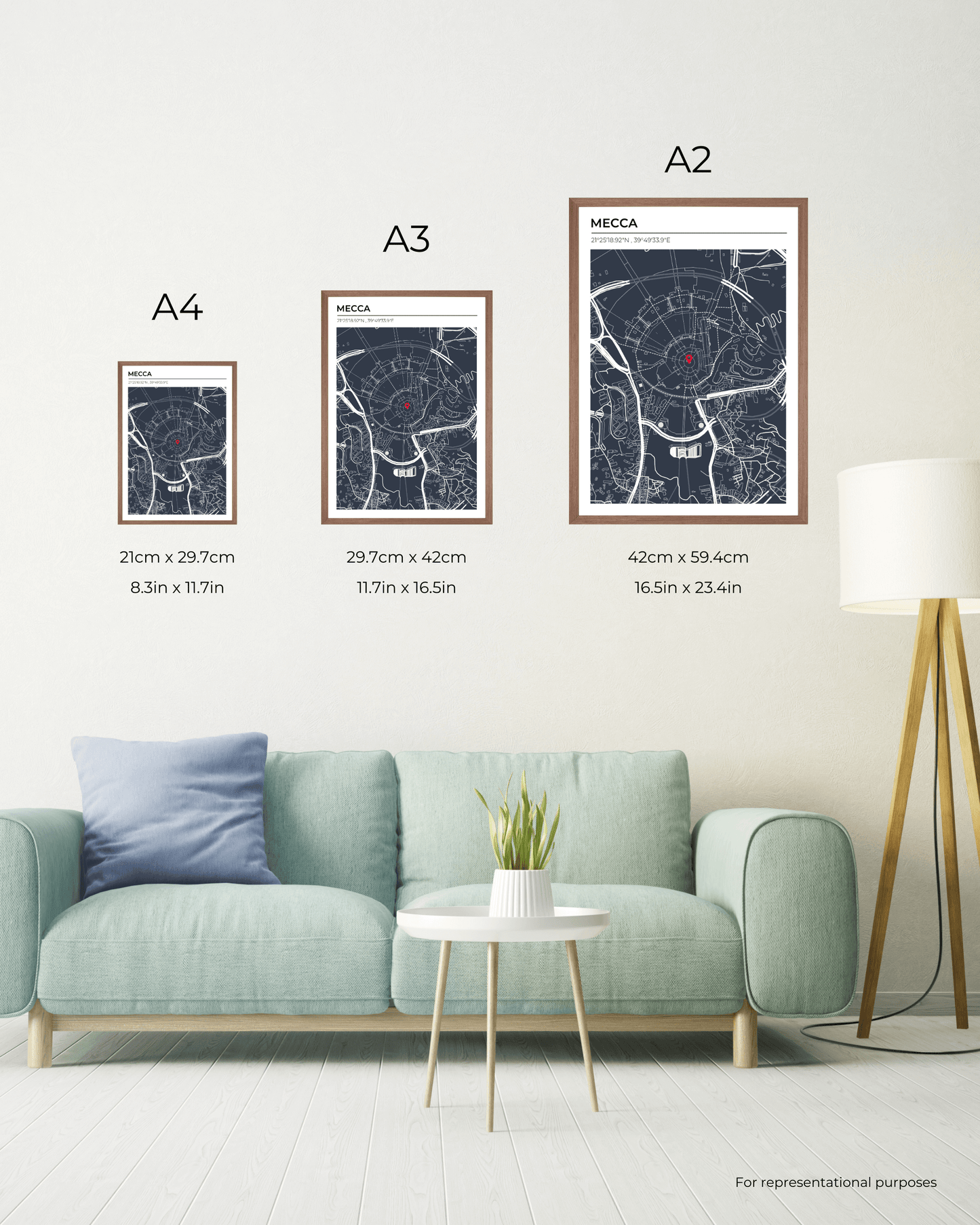 Personalised Map of Mecca
