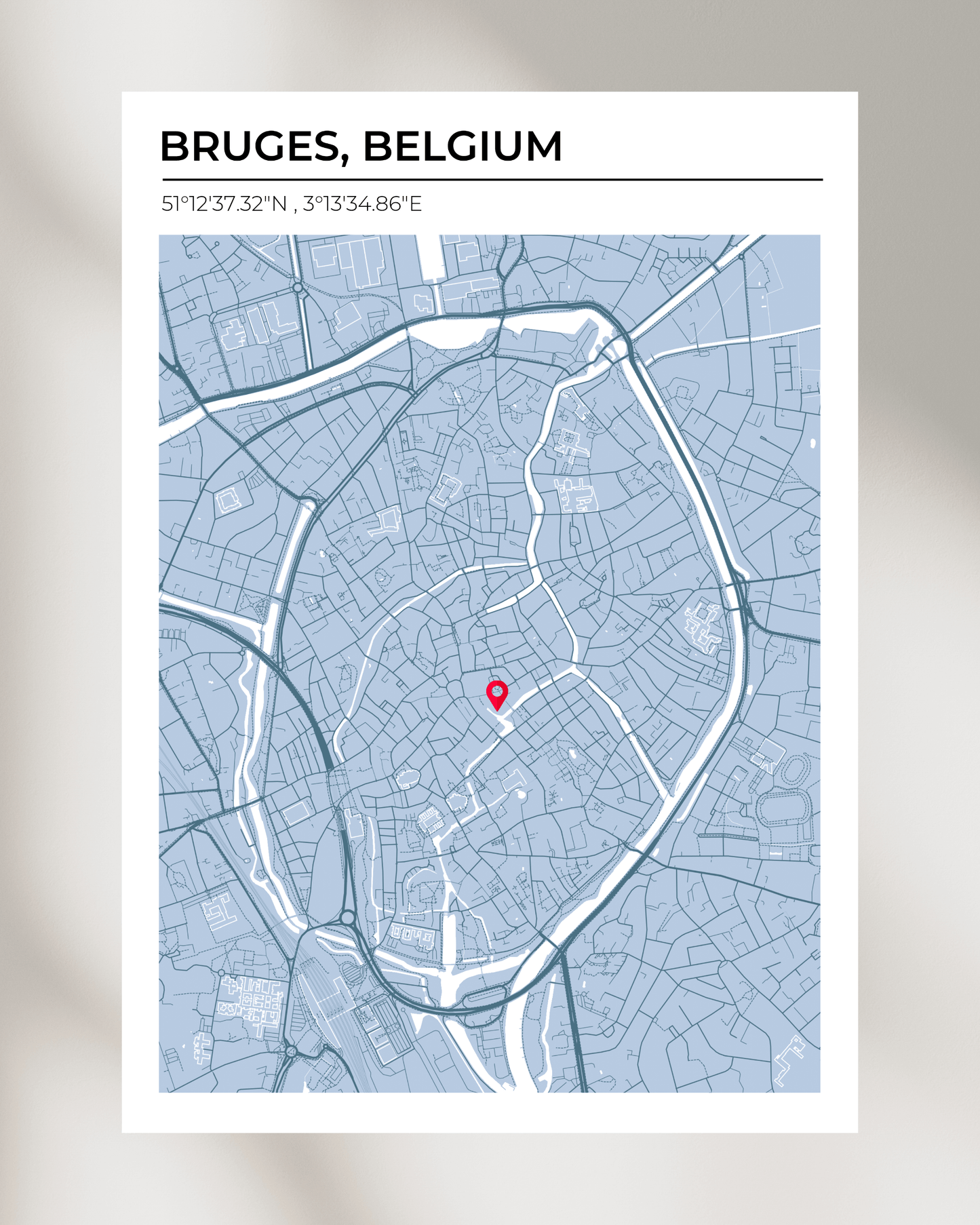 Personalised Map of Bruges