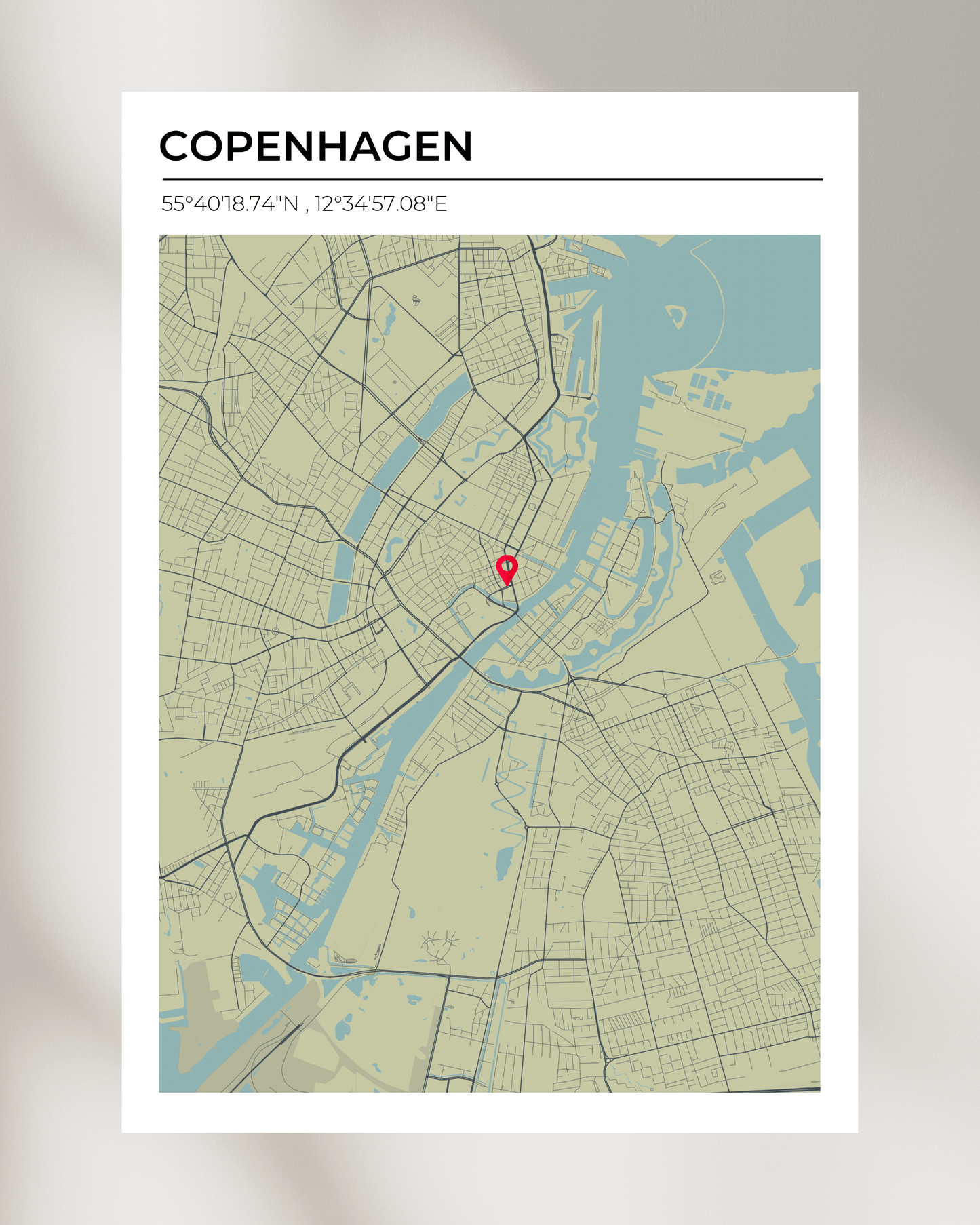 Personalised Map of Copenhagen