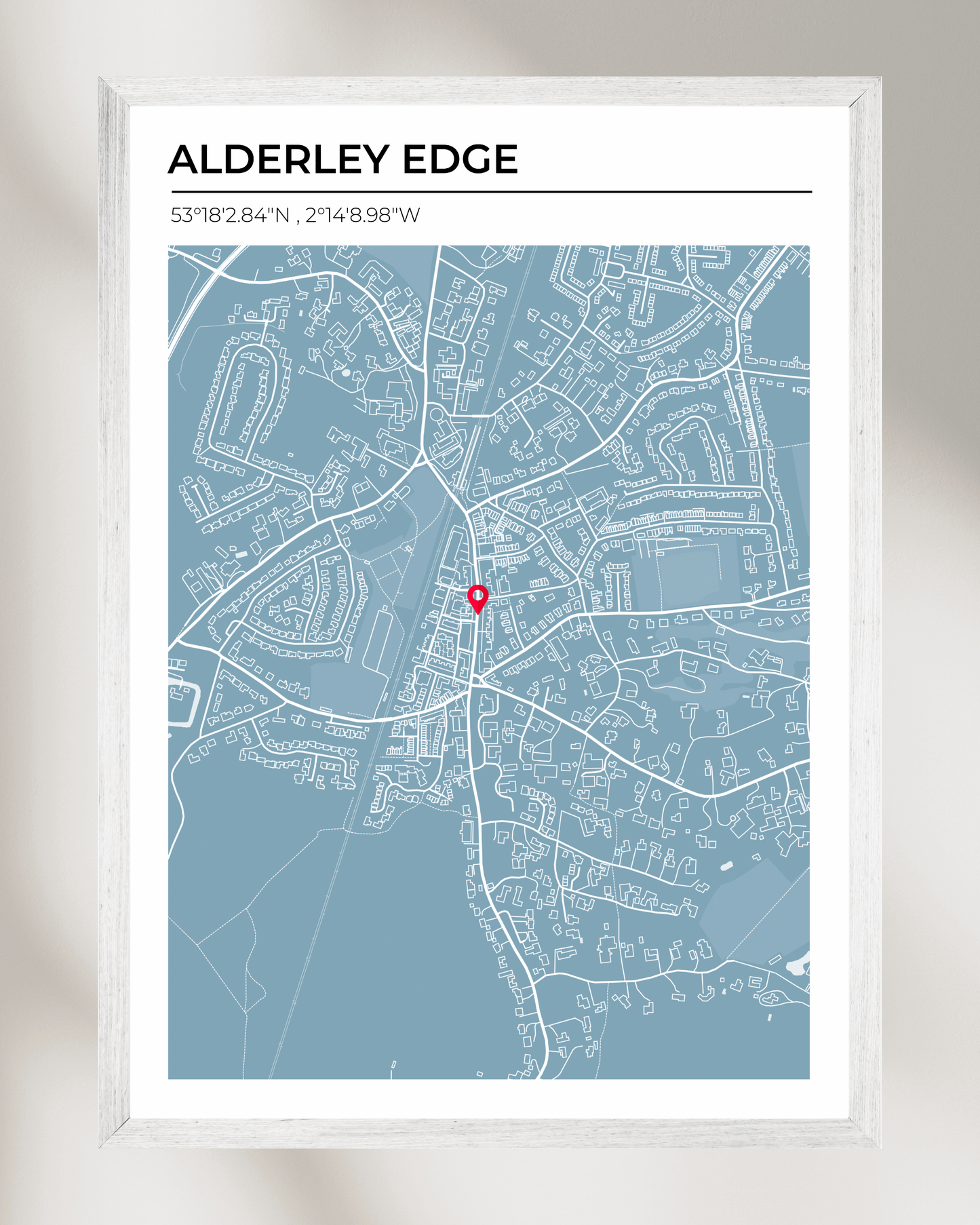 Personalised Map of Alderley Edge