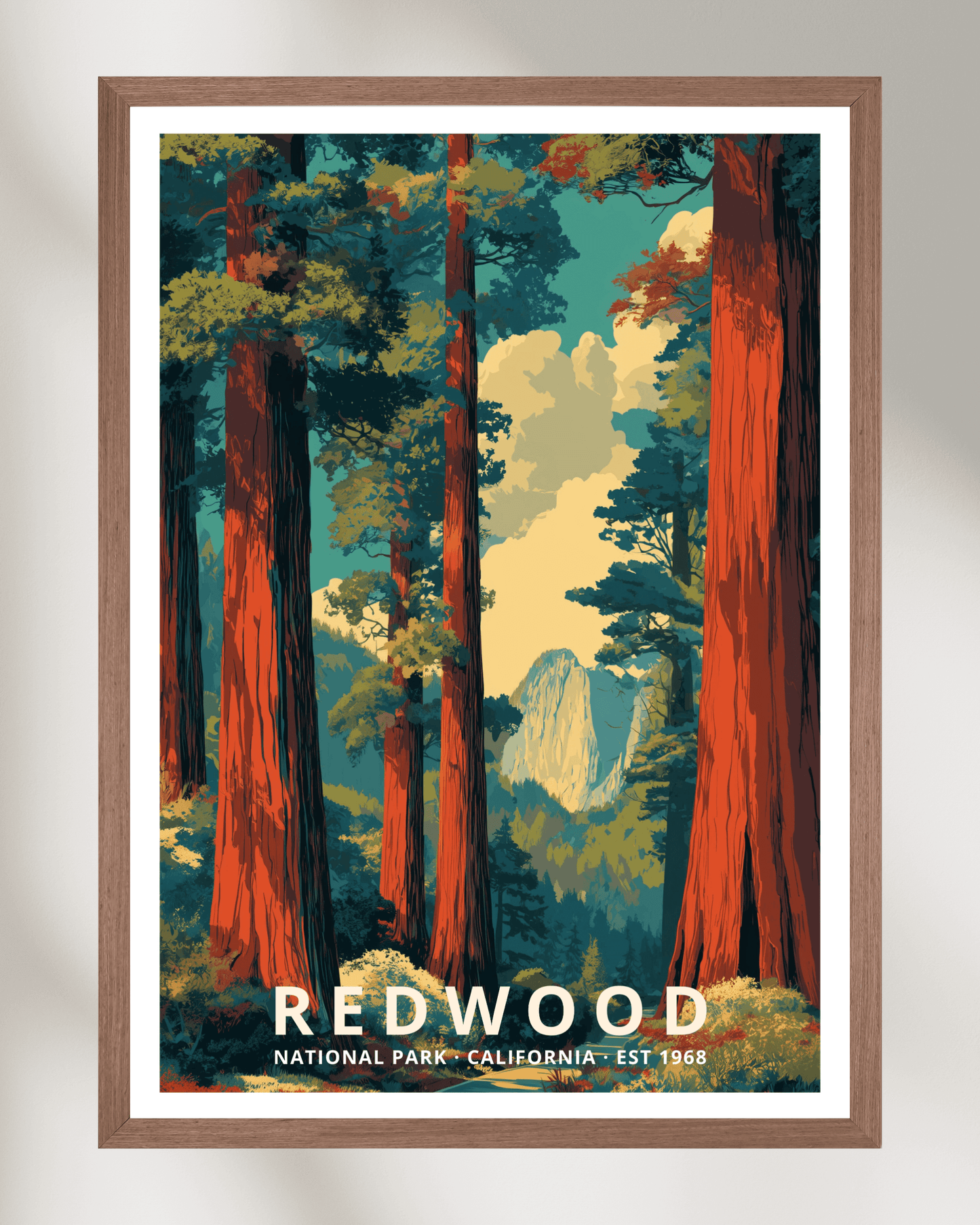 Redwood National Park Poster - California, USA