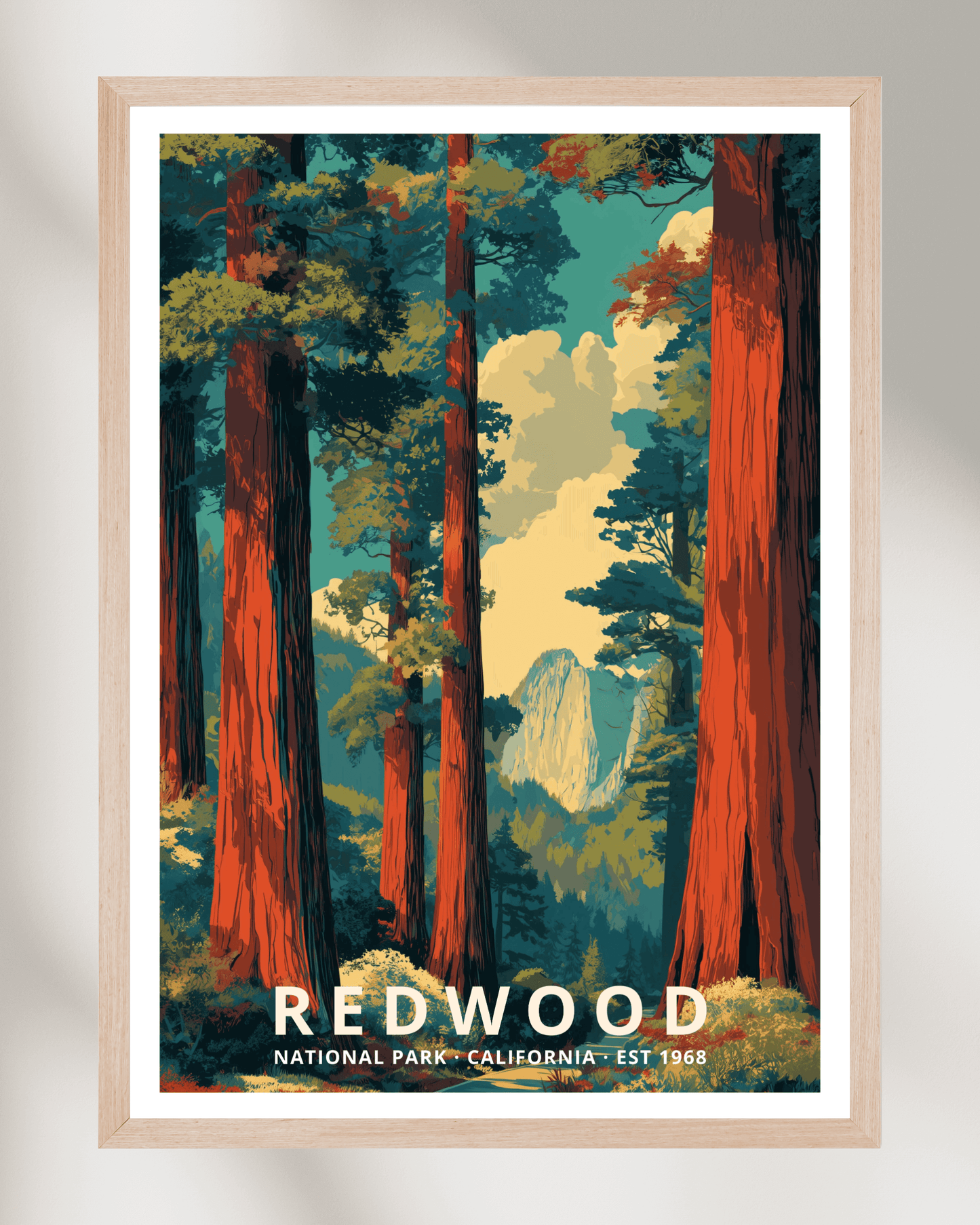 Redwood National Park Poster - California, USA