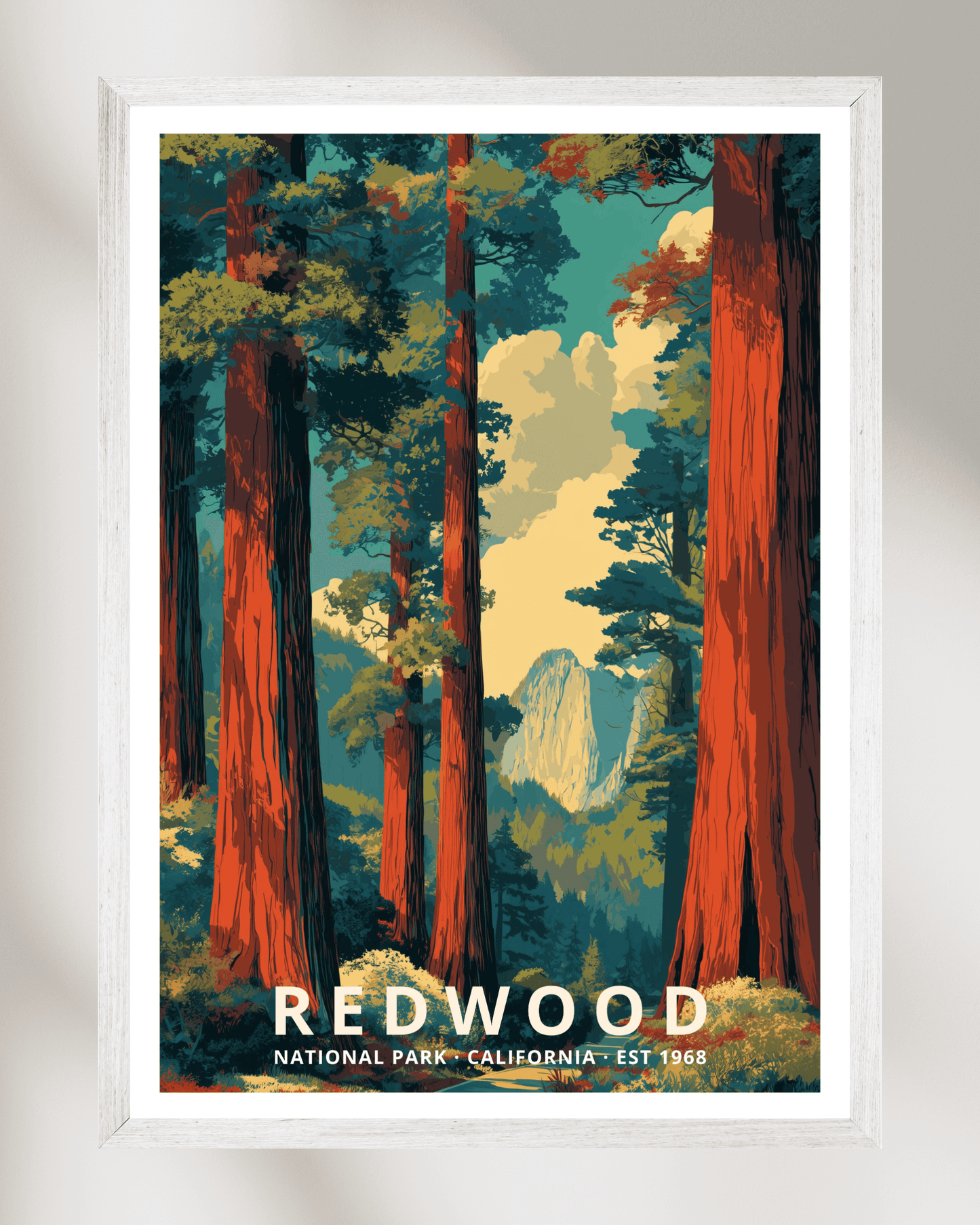 Redwood National Park Poster - California, USA