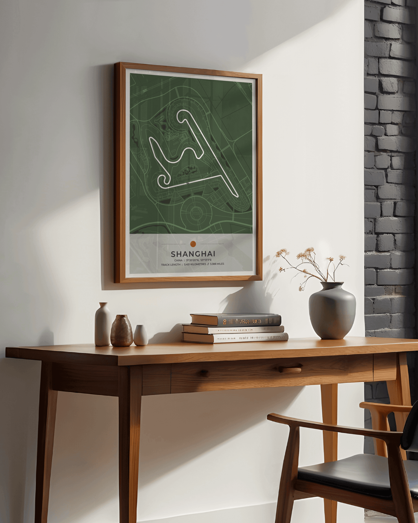 Shanghai - Grand Prix Circuit Map Poster