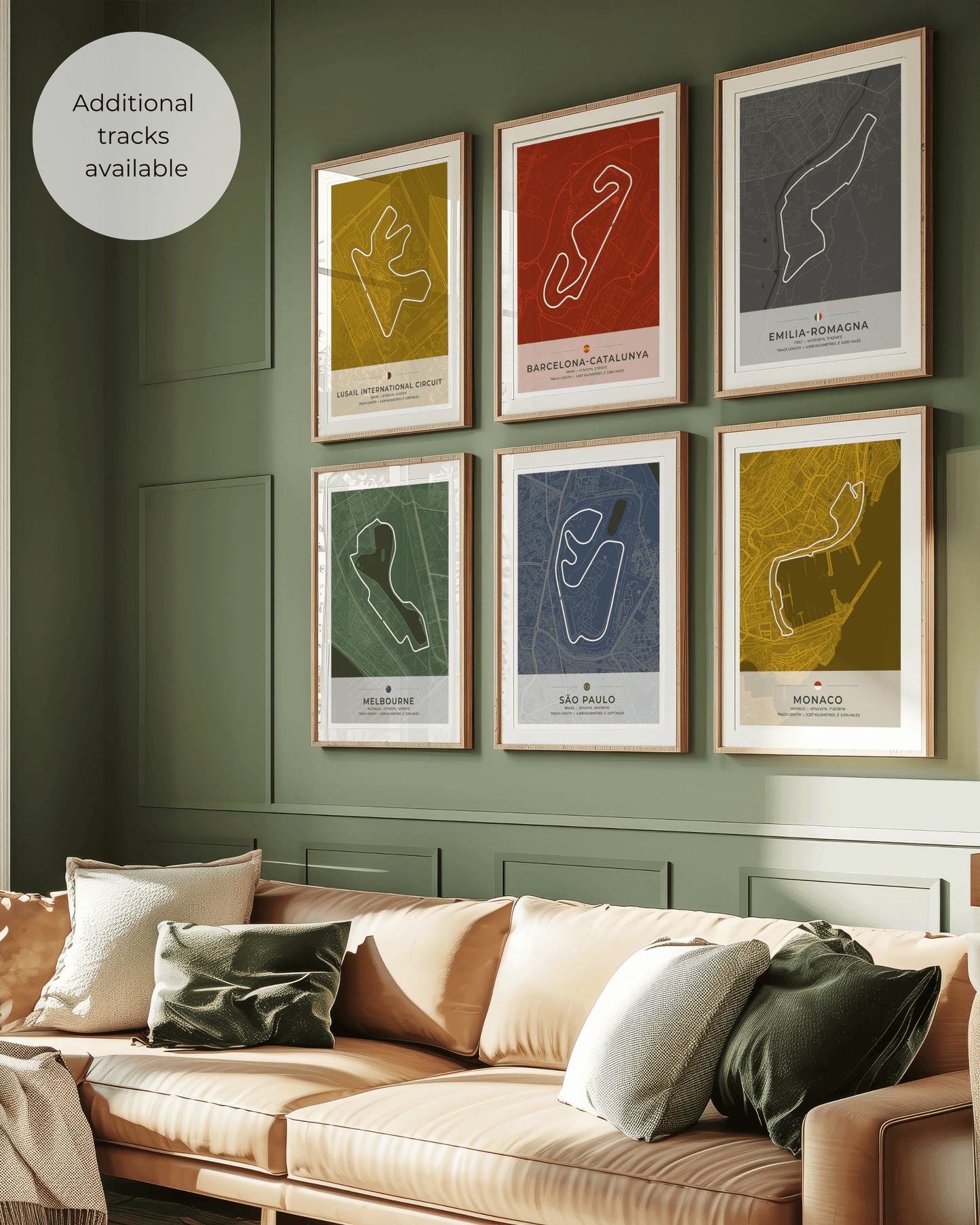 Donington Park - Circuit Map Poster