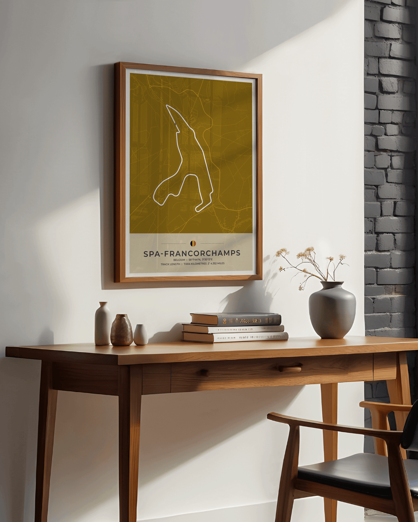 Spa-Francorchamps - Grand Prix Circuit Map Poster