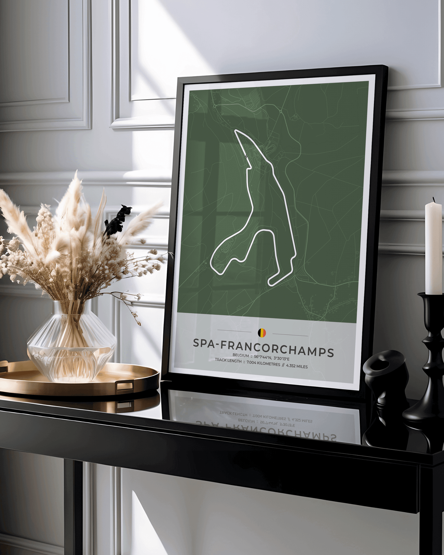 Spa-Francorchamps - Grand Prix Circuit Map Poster