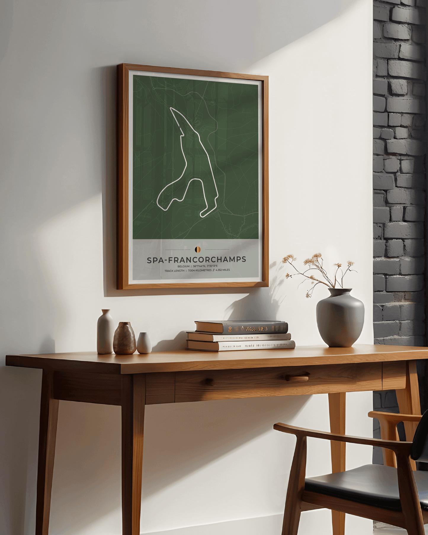 Spa-Francorchamps - Grand Prix Circuit Map Poster