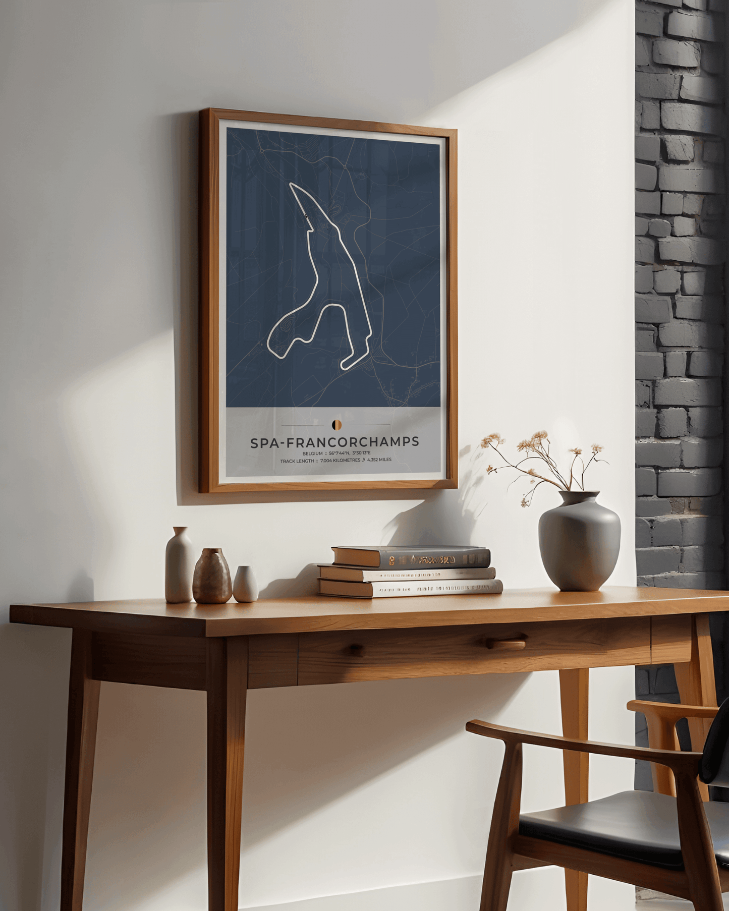 Spa-Francorchamps - Grand Prix Circuit Map Poster