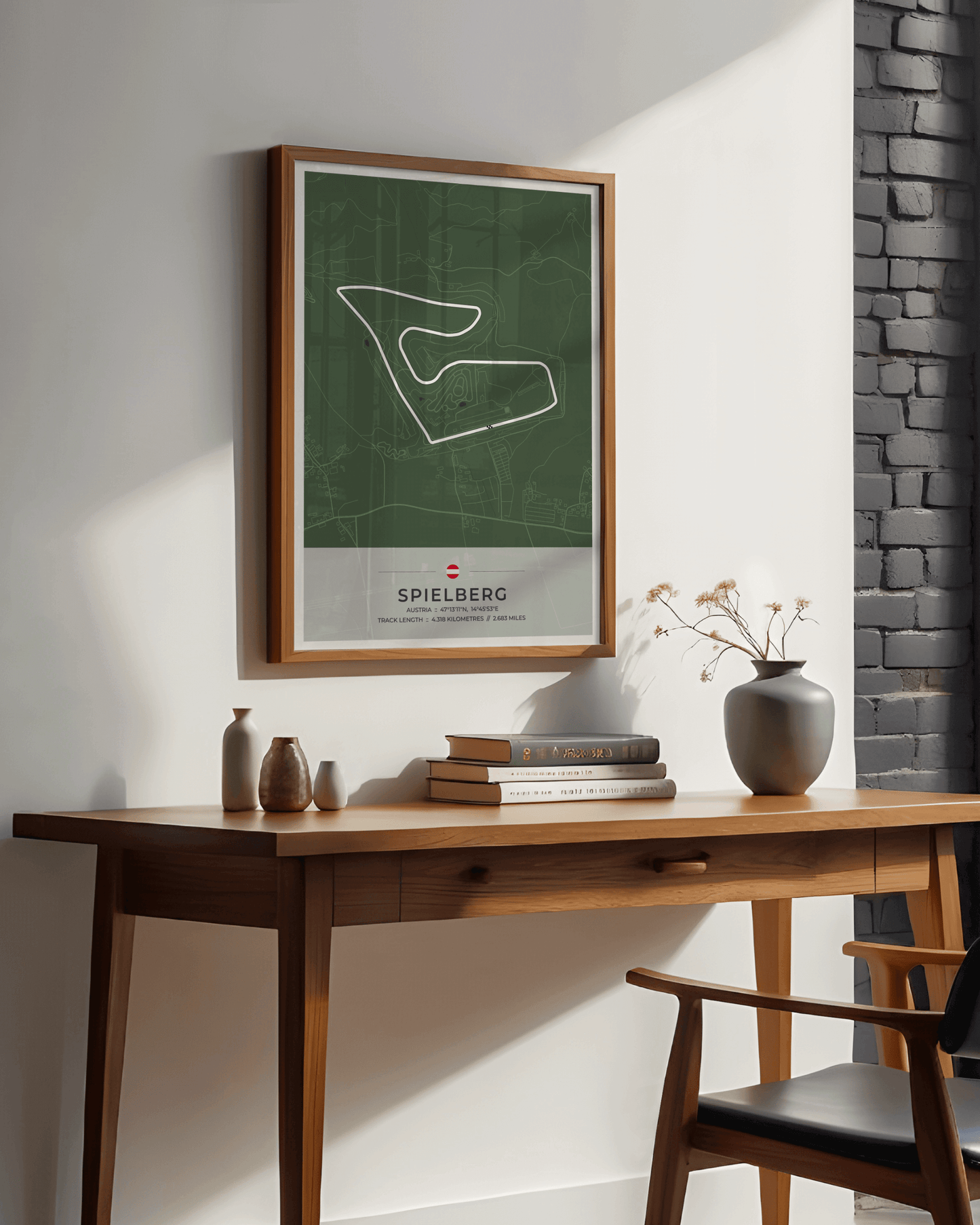 Spielberg - Grand Prix Circuit Map Poster
