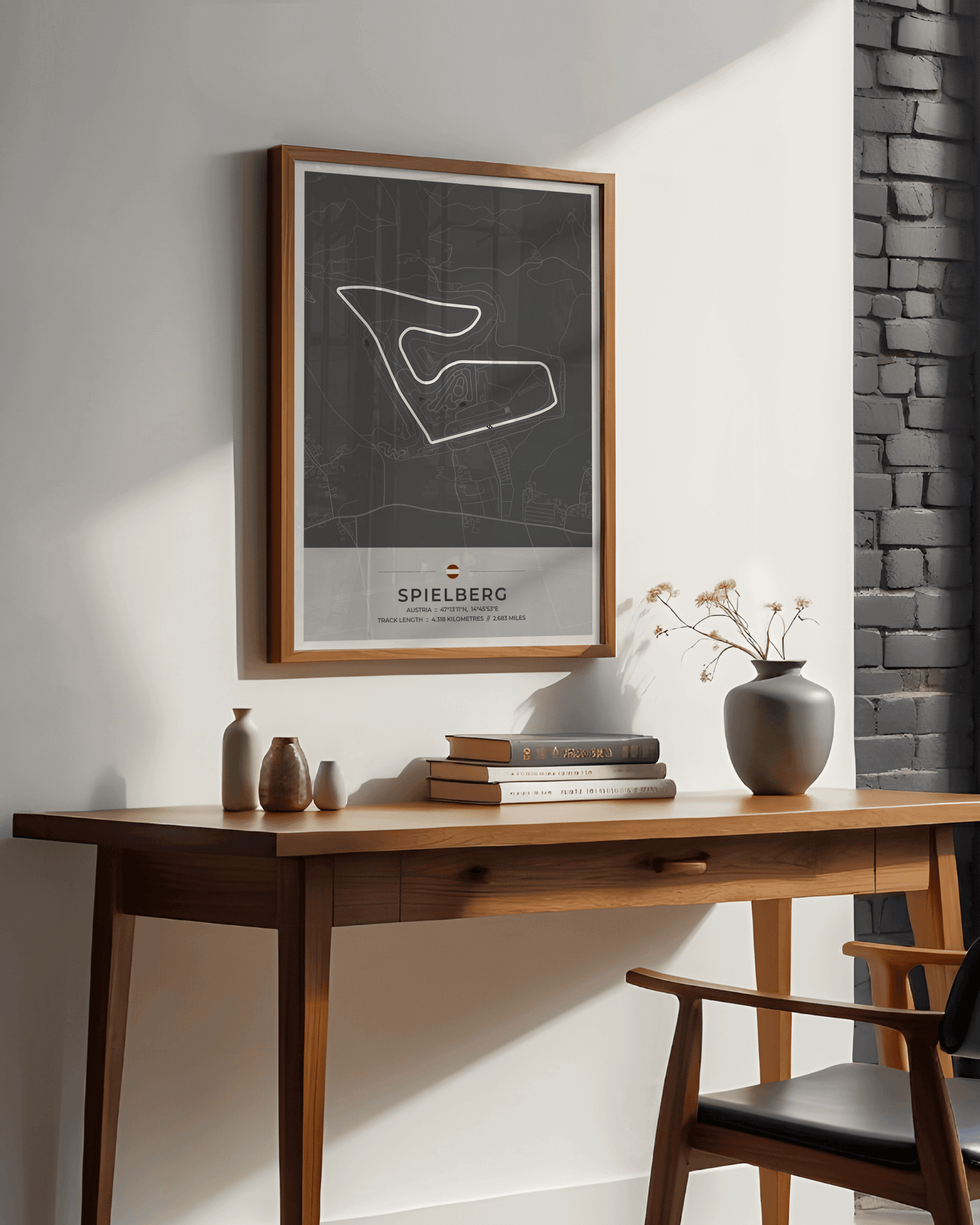 Spielberg - Grand Prix Circuit Map Poster