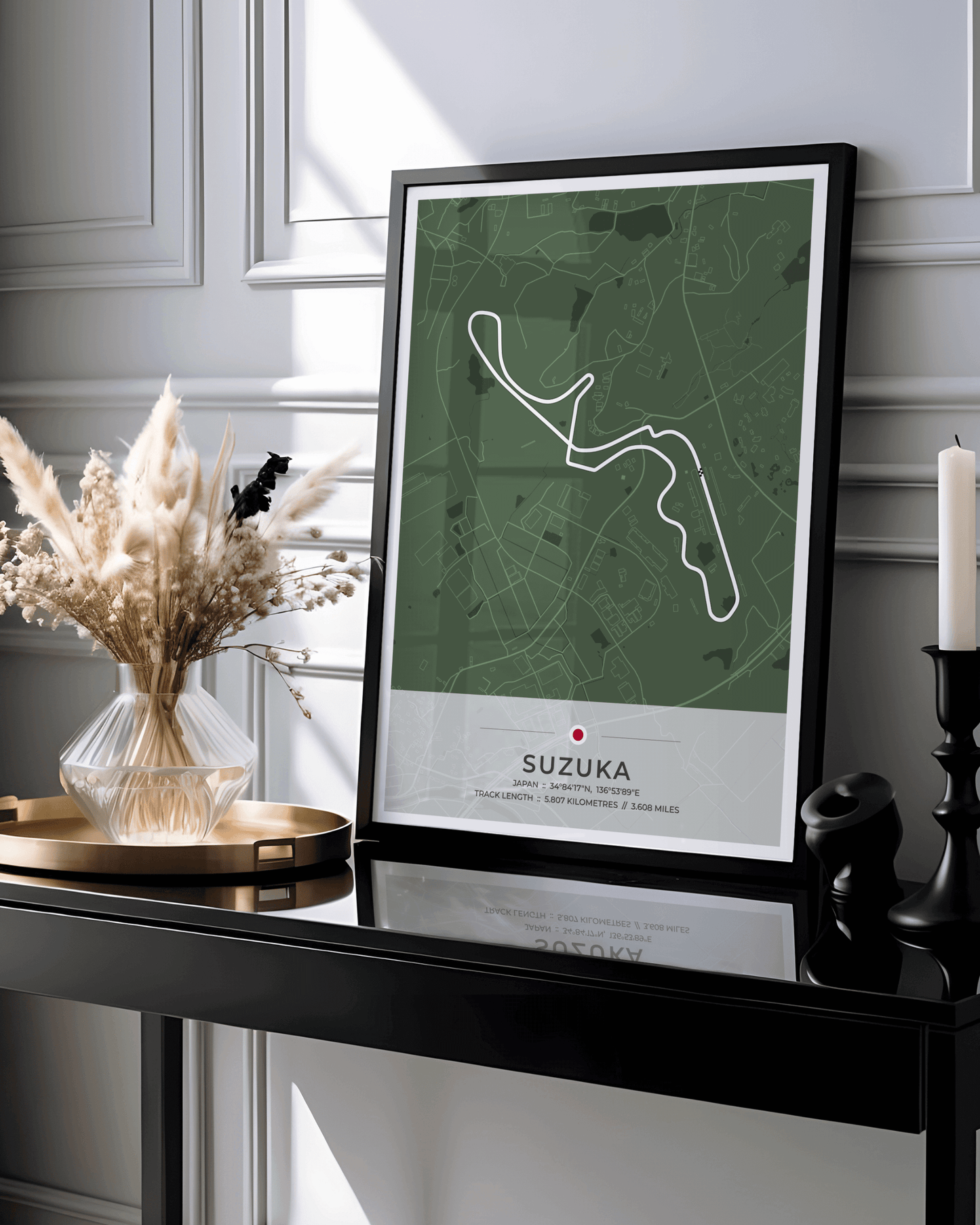 Suzuka - Grand Prix Circuit Map Poster