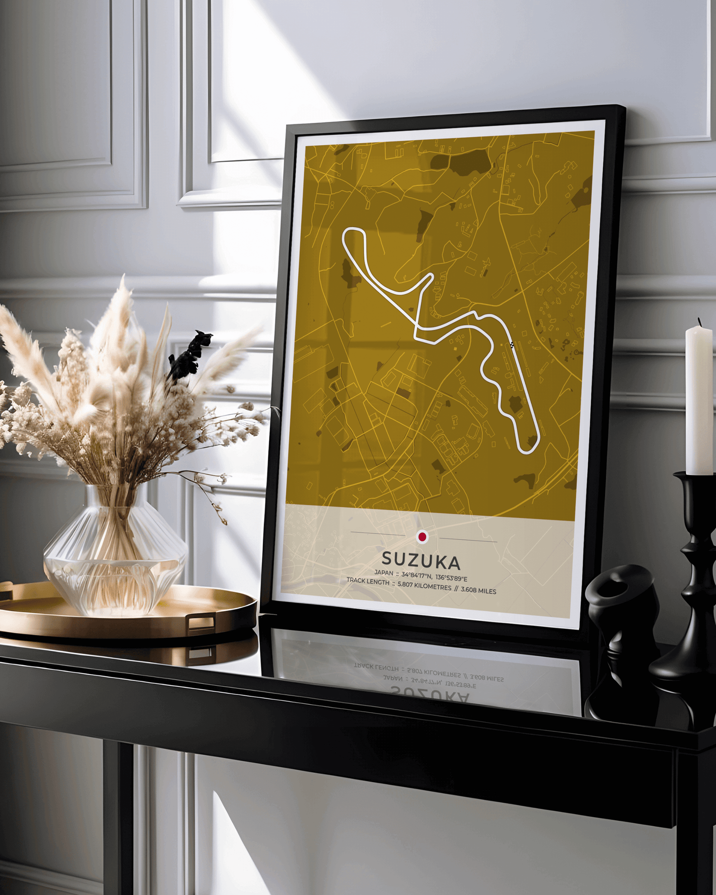Suzuka - Grand Prix Circuit Map Poster