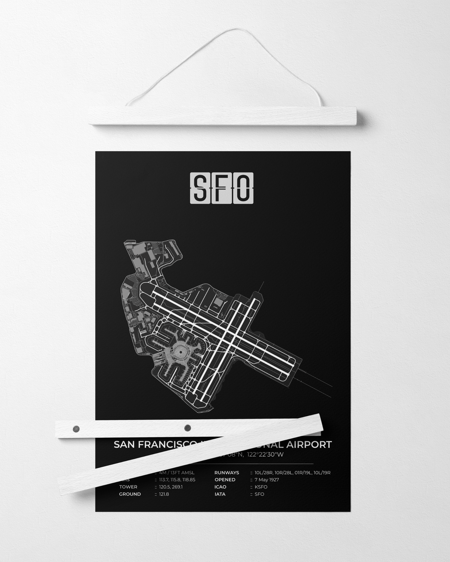 SFO - San Francisco International Airport Map