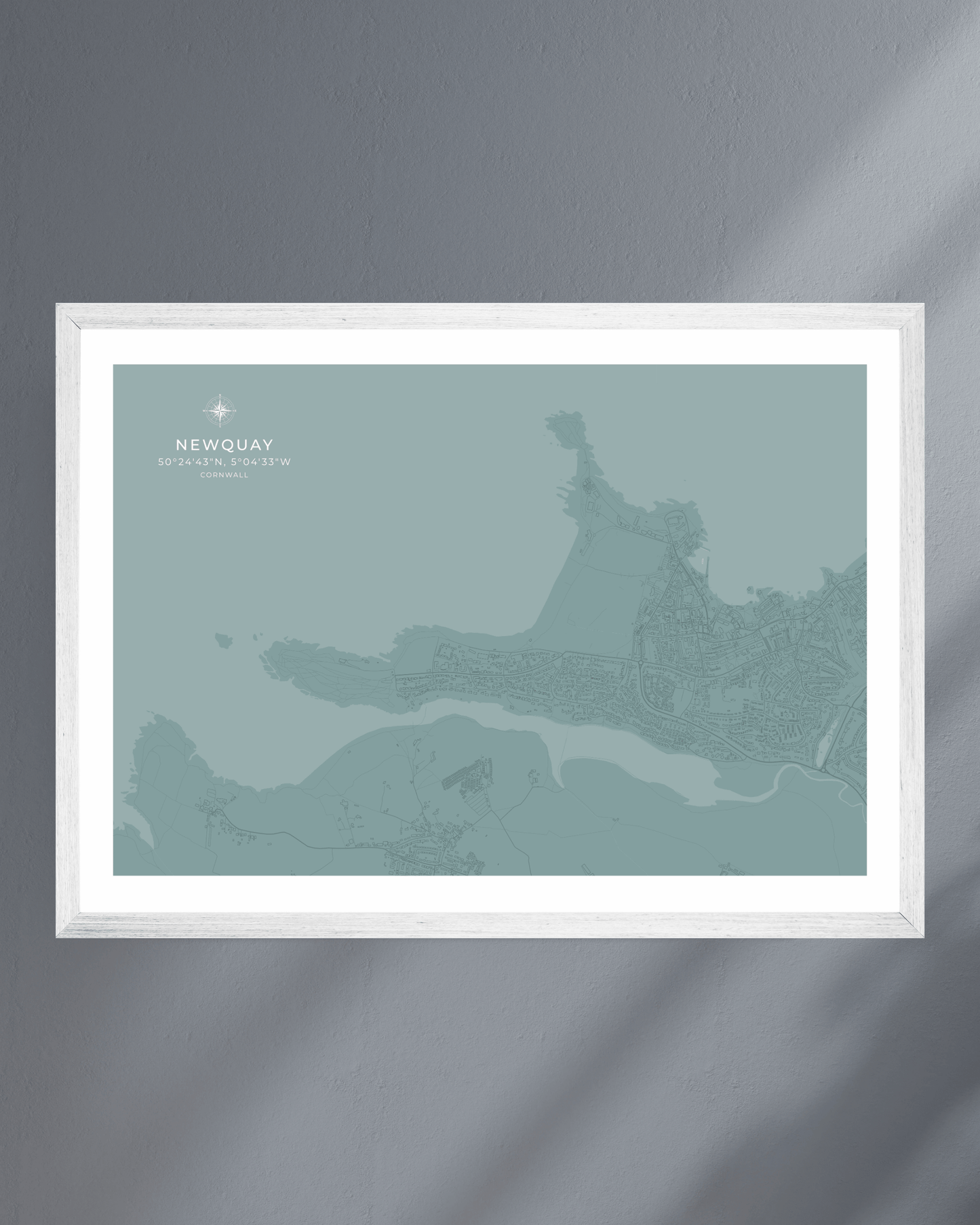 Coastal Map of Newquay - Seagrass