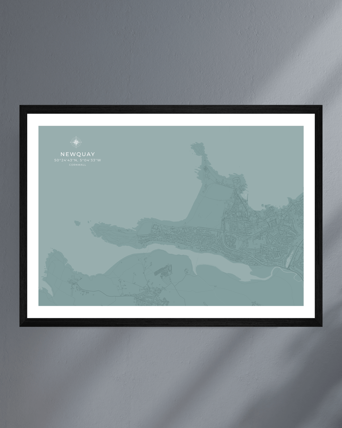 Coastal Map of Newquay - Seagrass