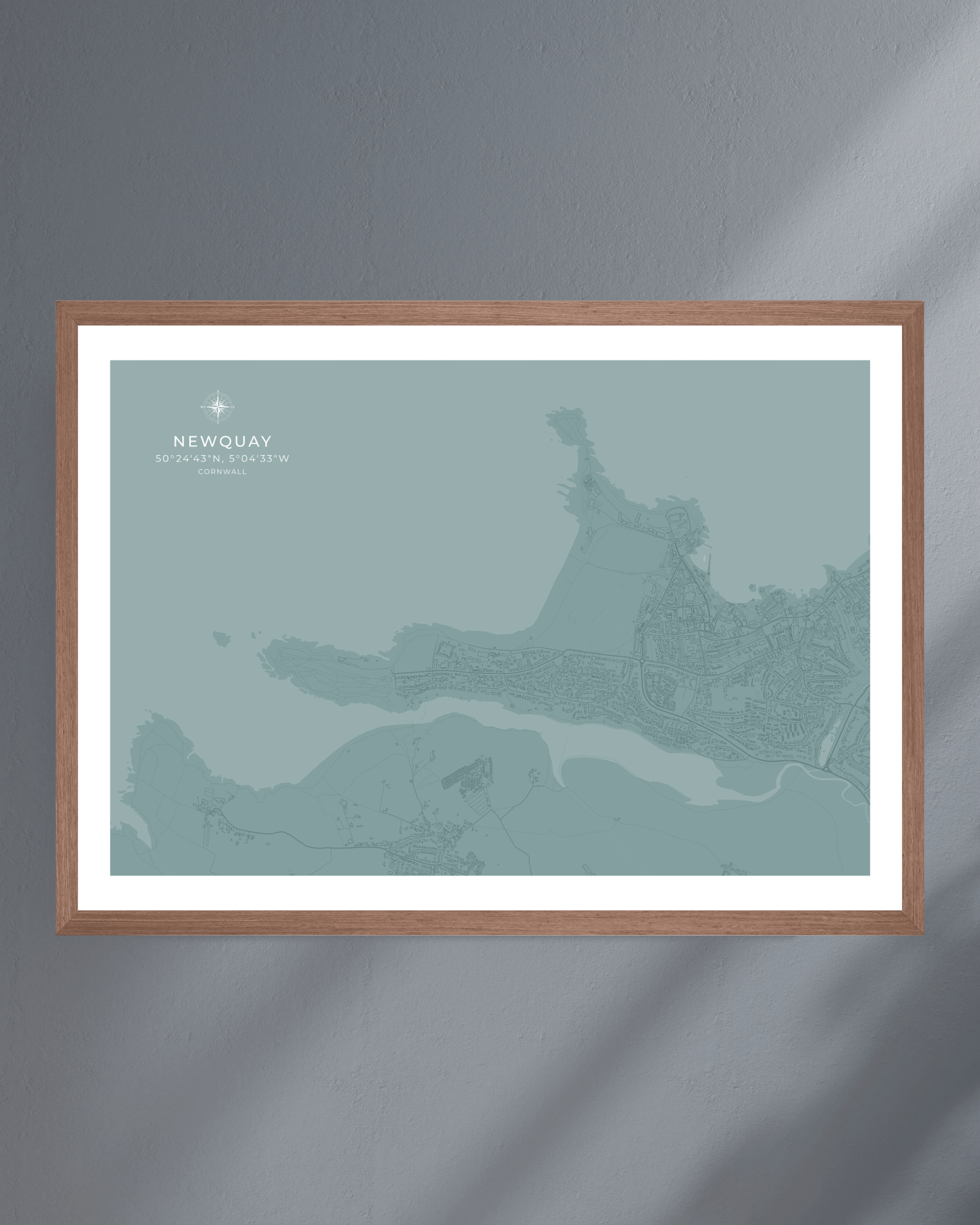Coastal Map of Newquay - Seagrass