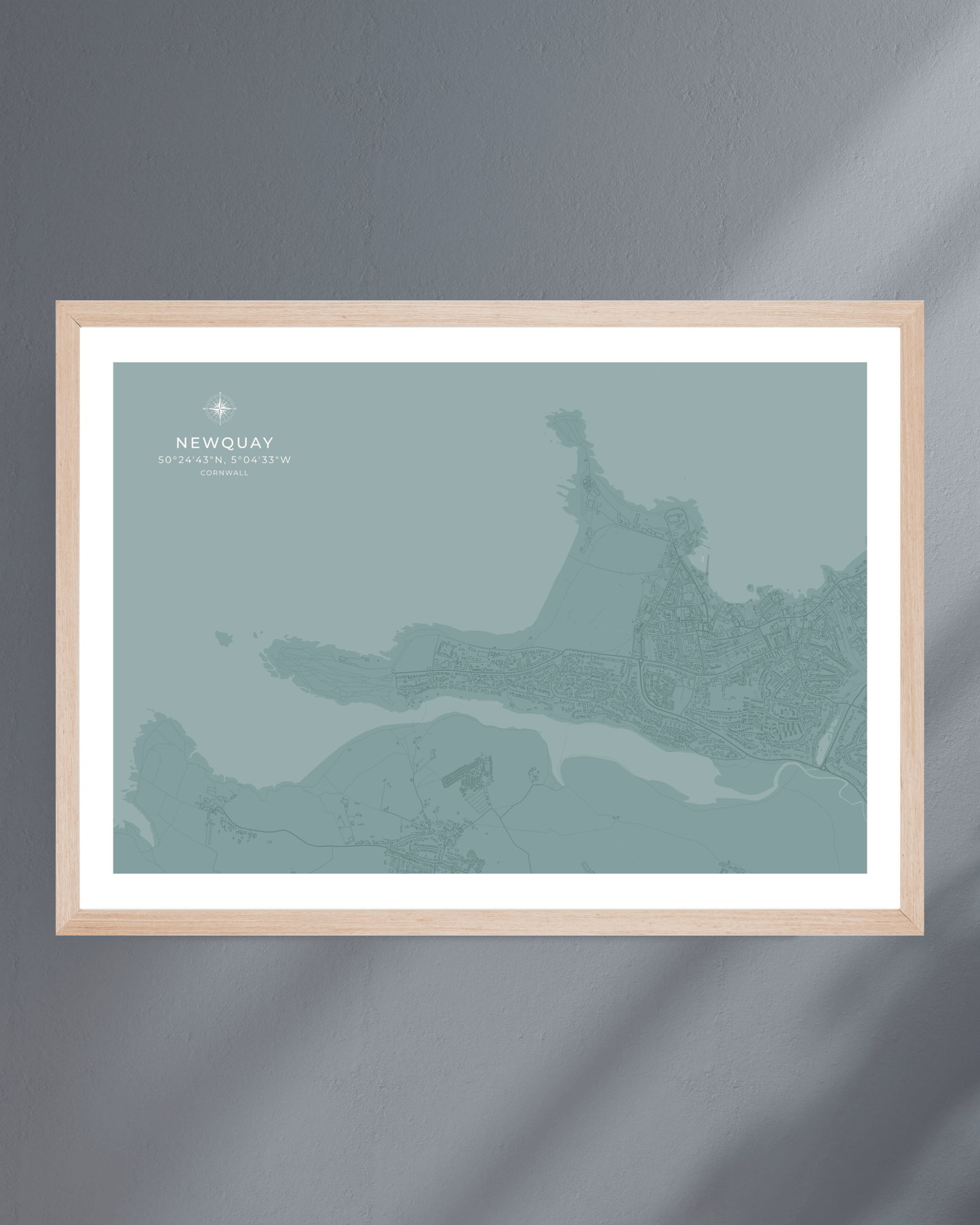 Coastal Map of Newquay - Seagrass