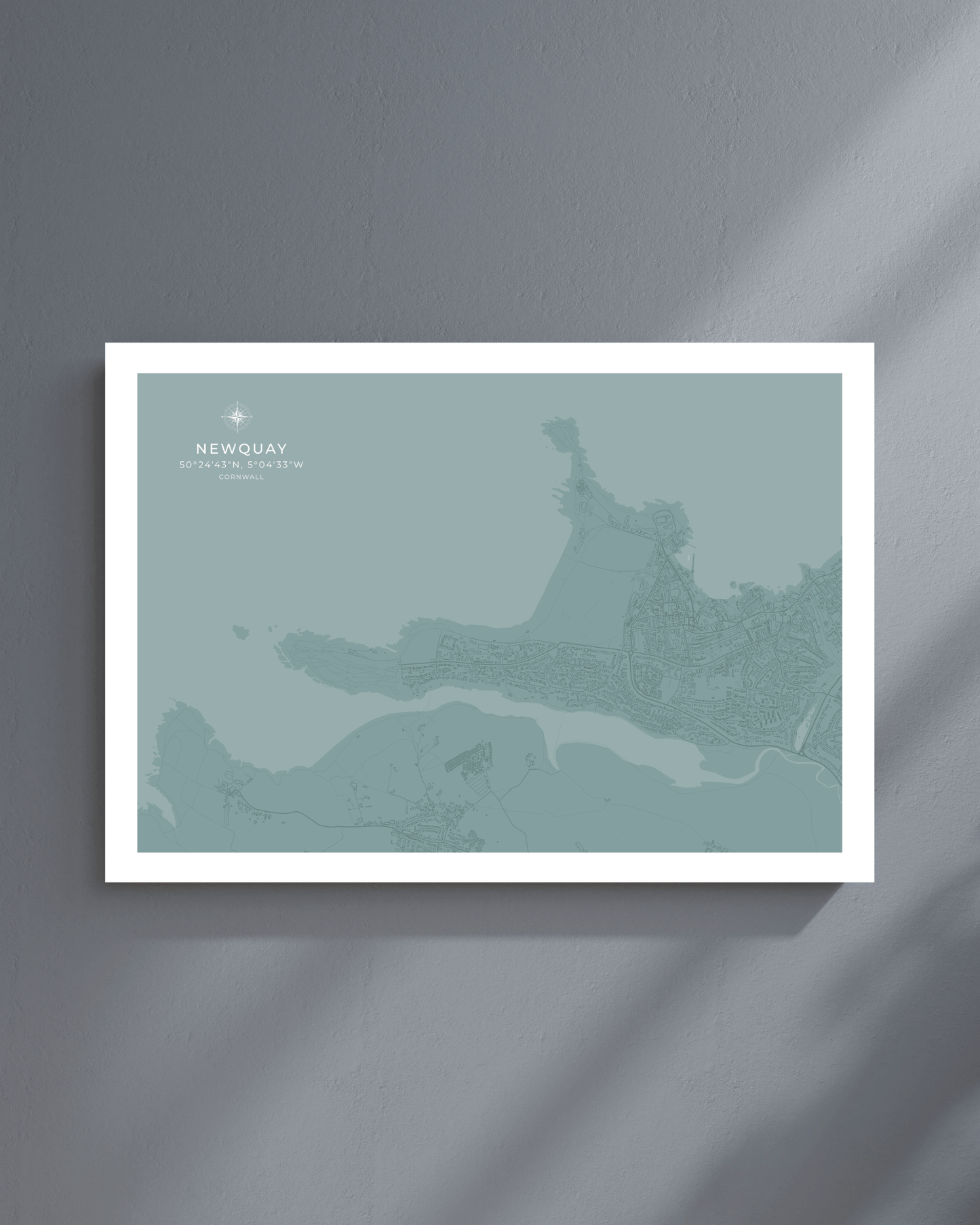 Coastal Map of Newquay - Seagrass