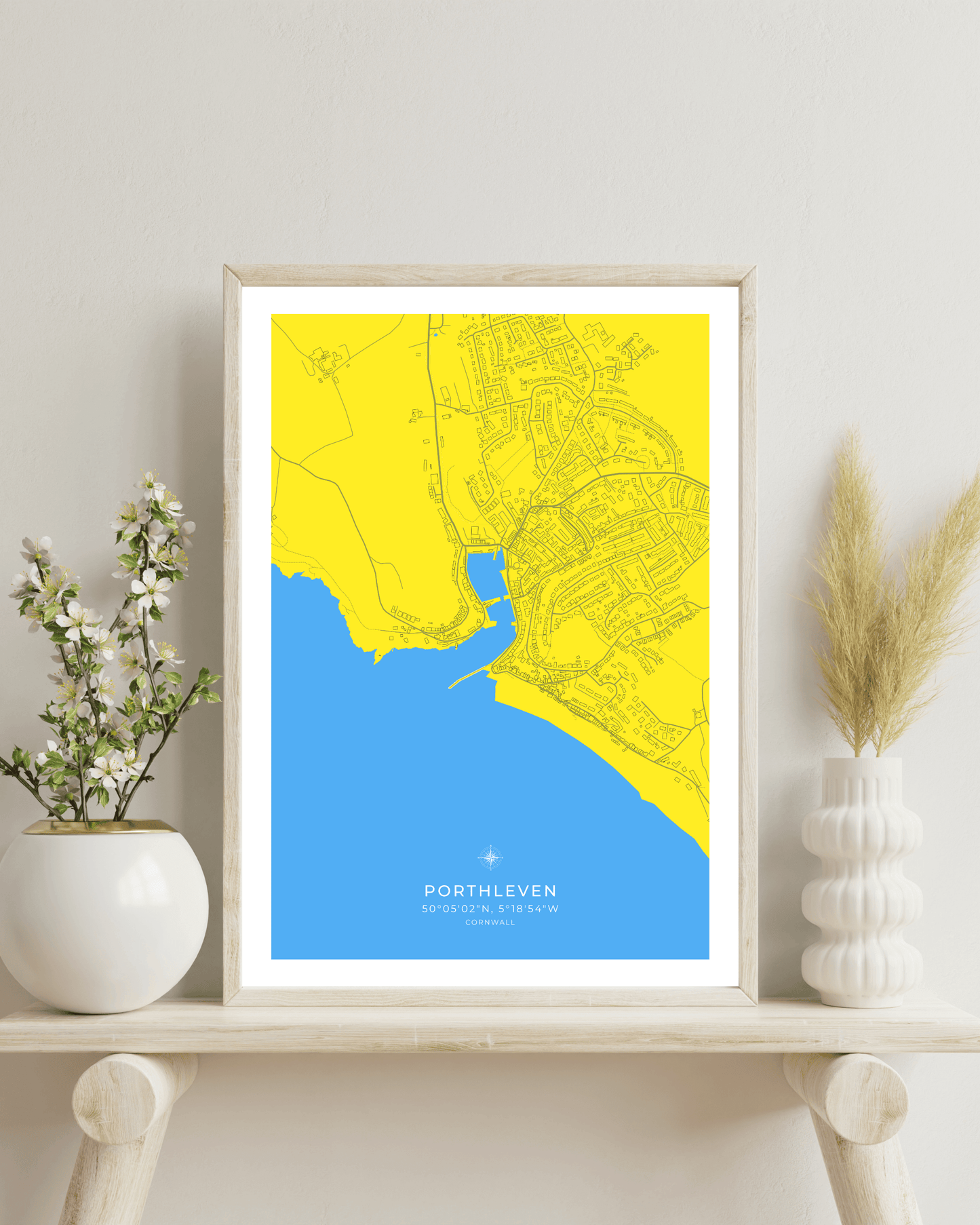 Coastal Map of Porthleven - Cornish Seaside