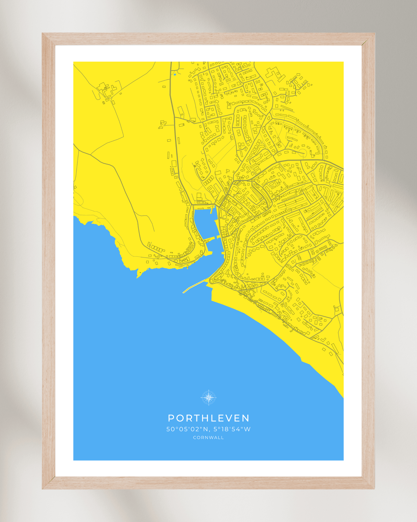 Coastal Map of Porthleven - Cornish Seaside