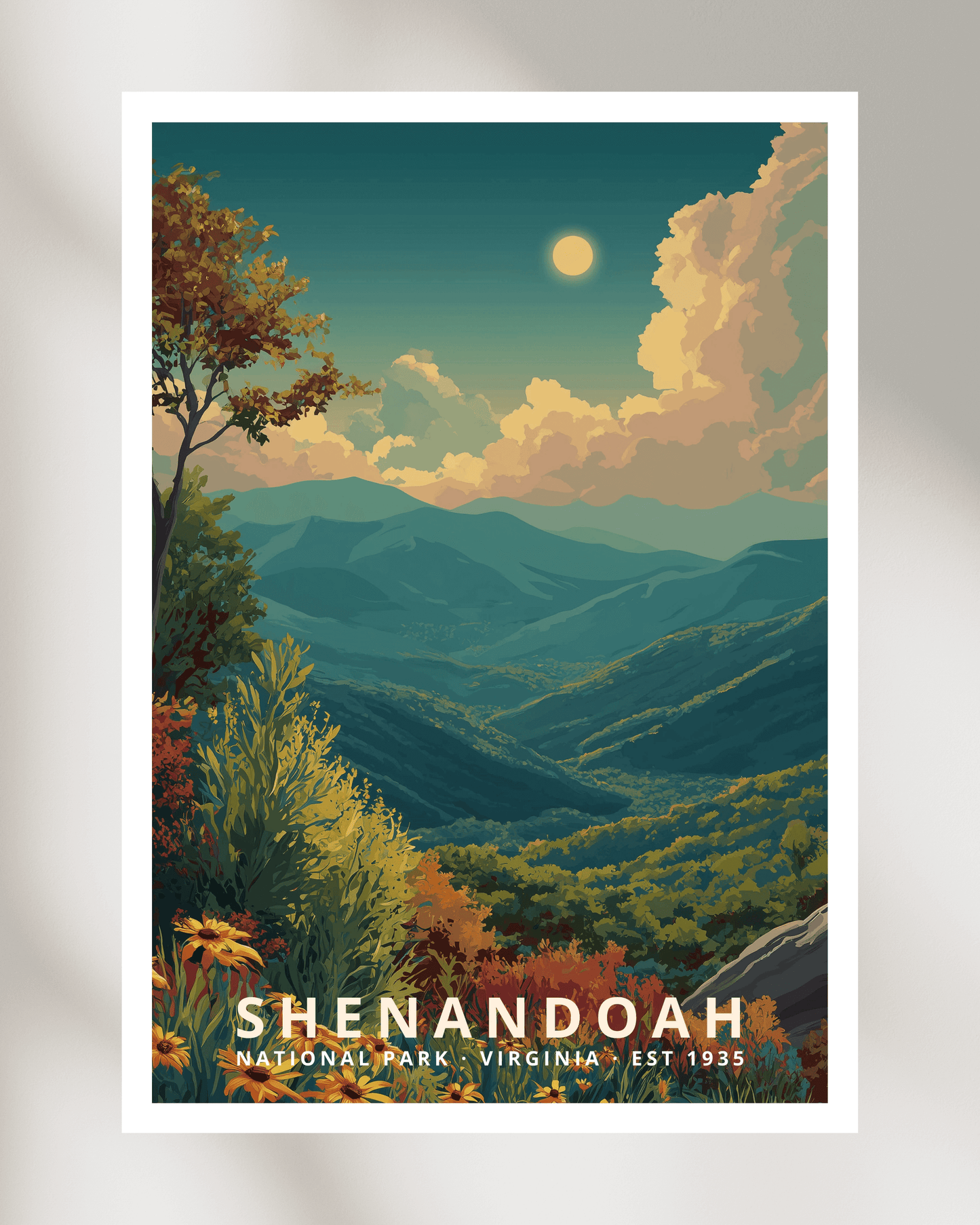 Shenandoah National Park Poster - Virginia, USA