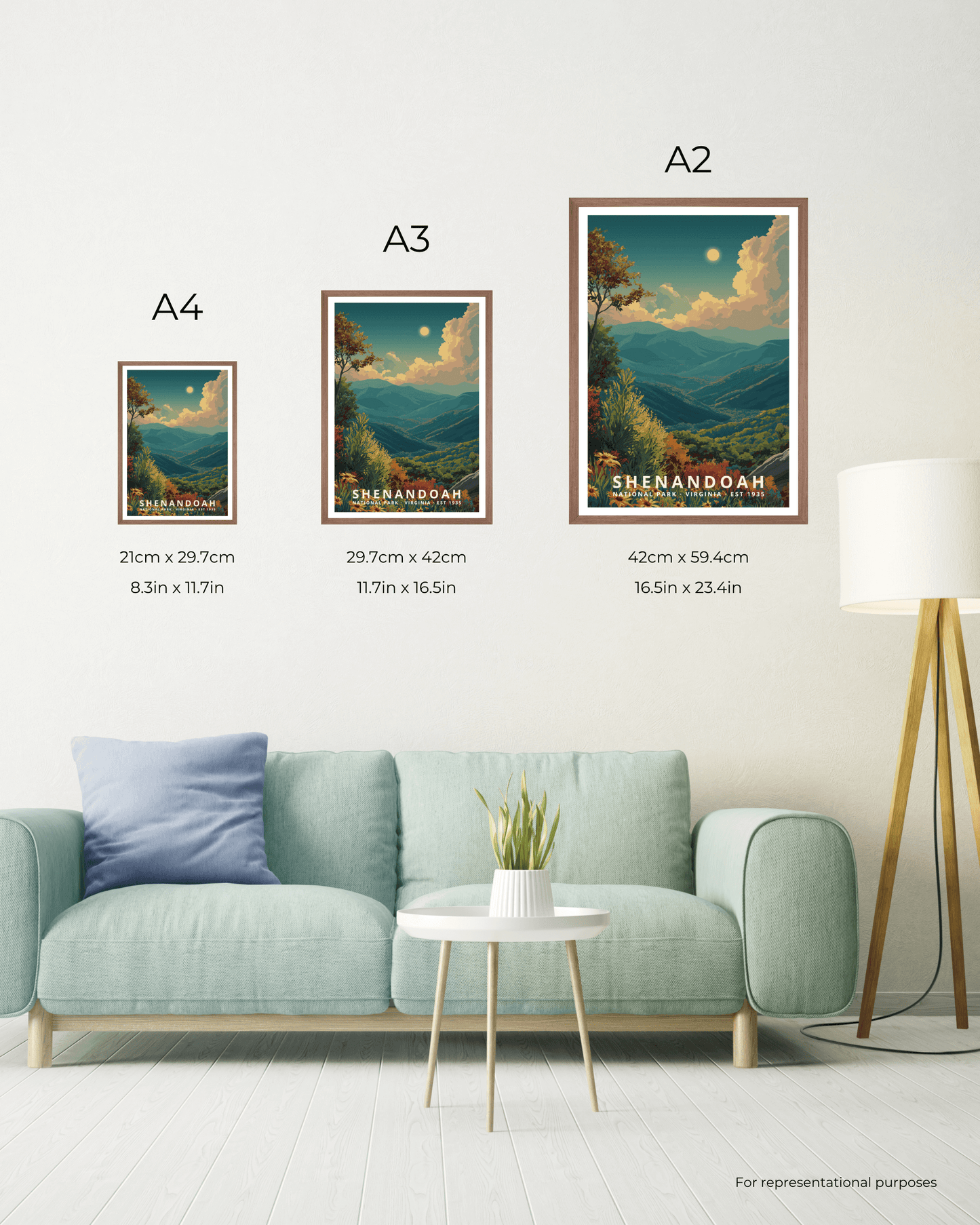 Shenandoah National Park Poster - Virginia, USA