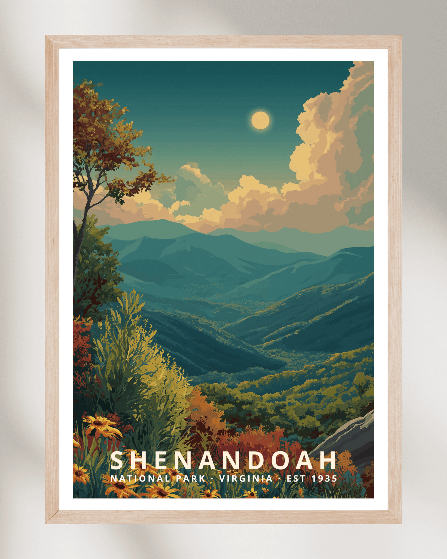 Shenandoah National Park Poster - Virginia, USA