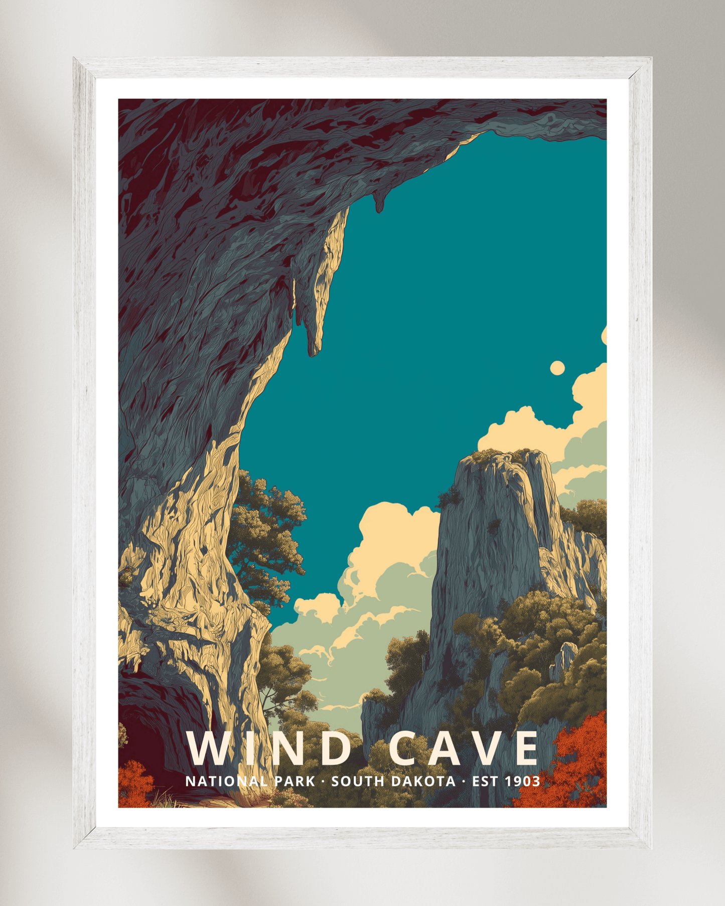 Wind Cave National Park Poster - South Dakota, USA
